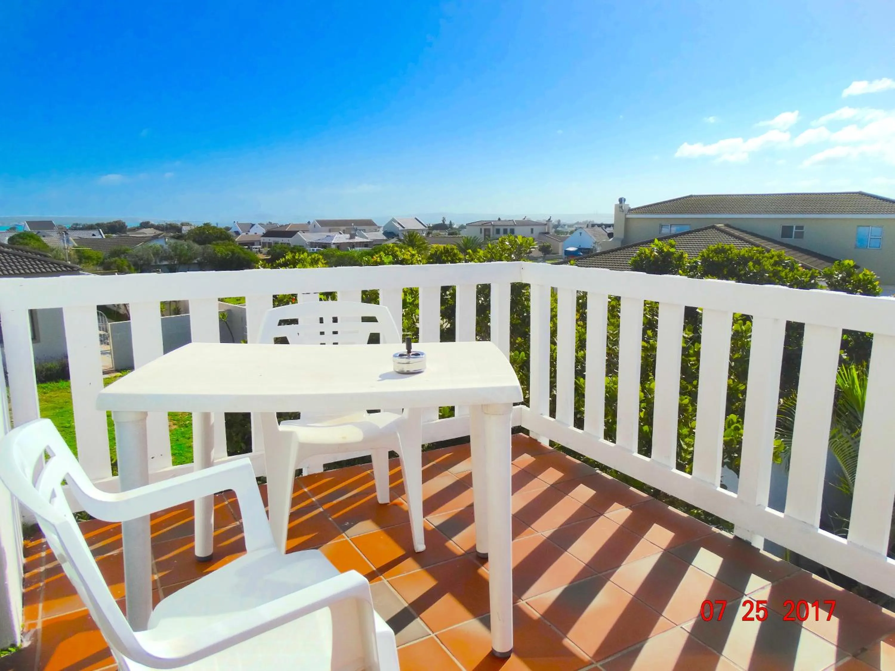 Balcony/Terrace in Au Plais De Langebaan at Palm Tree Villa