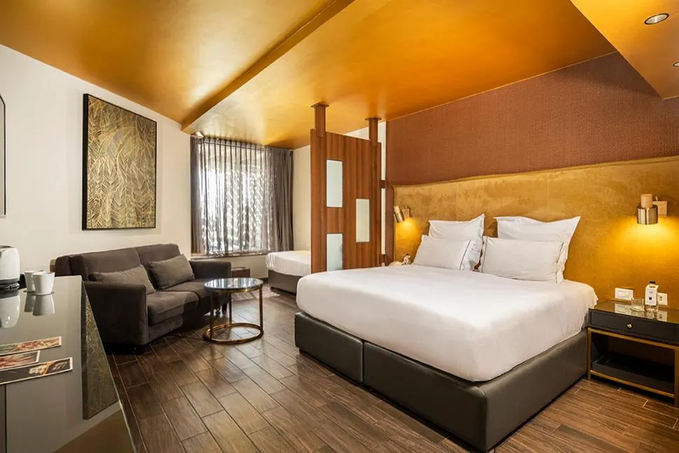 Coffee/tea facilities, Bed in EVE Eilat by Adam Hotels