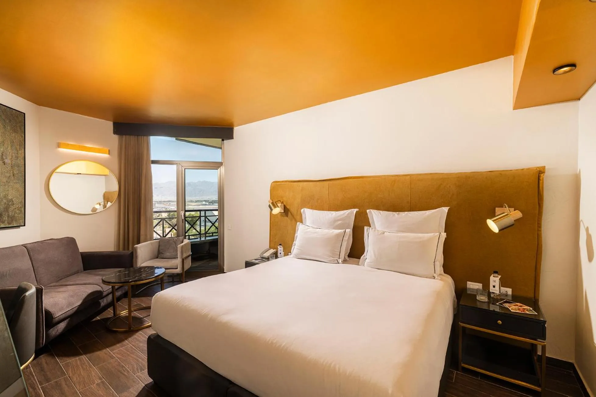 Bed in EVE Eilat by Adam Hotels