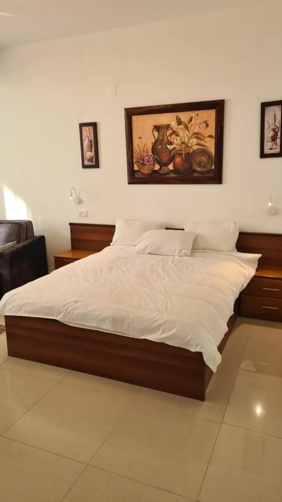 Bed in Jerusalem Panorama Hotel