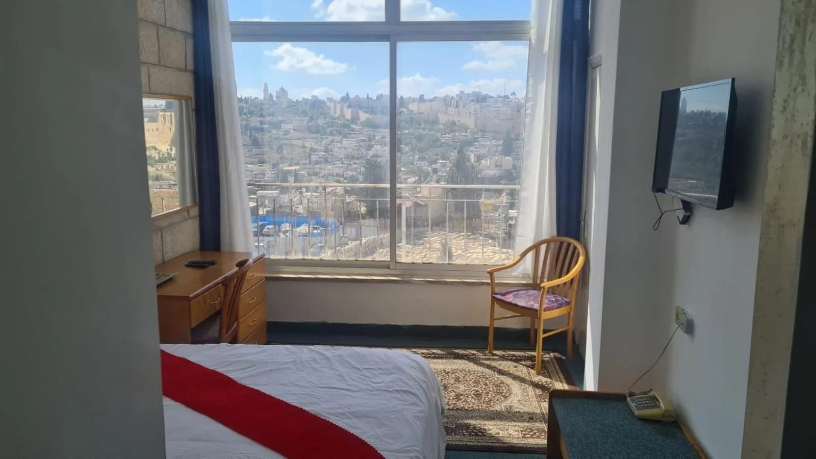 Bed in Jerusalem Panorama Hotel