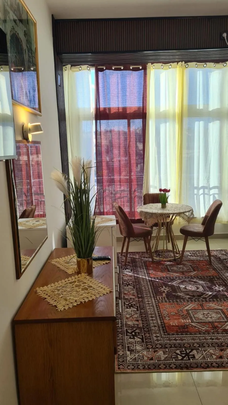 Seating area in Jerusalem Panorama Hotel