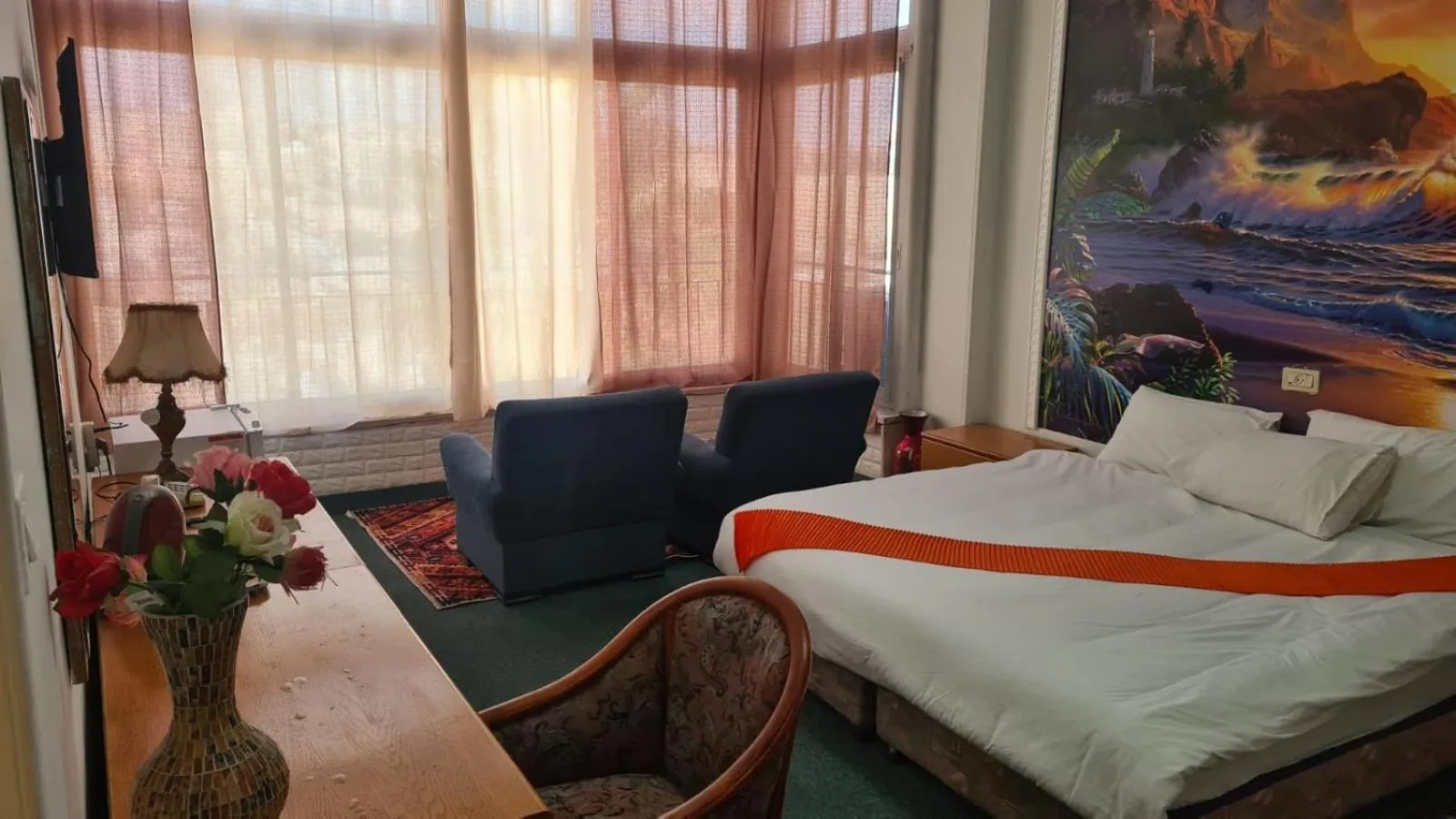 Bed in Jerusalem Panorama Hotel