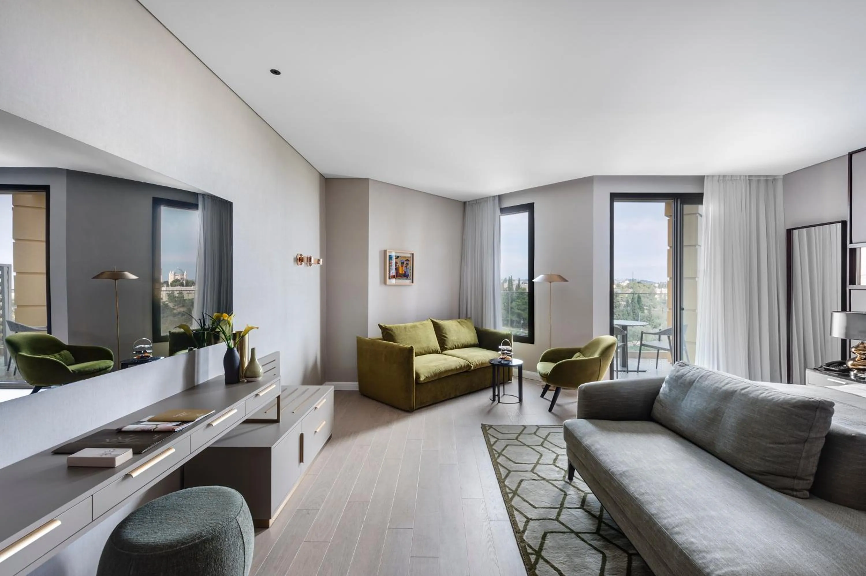 Living room in The Inbal Jerusalem