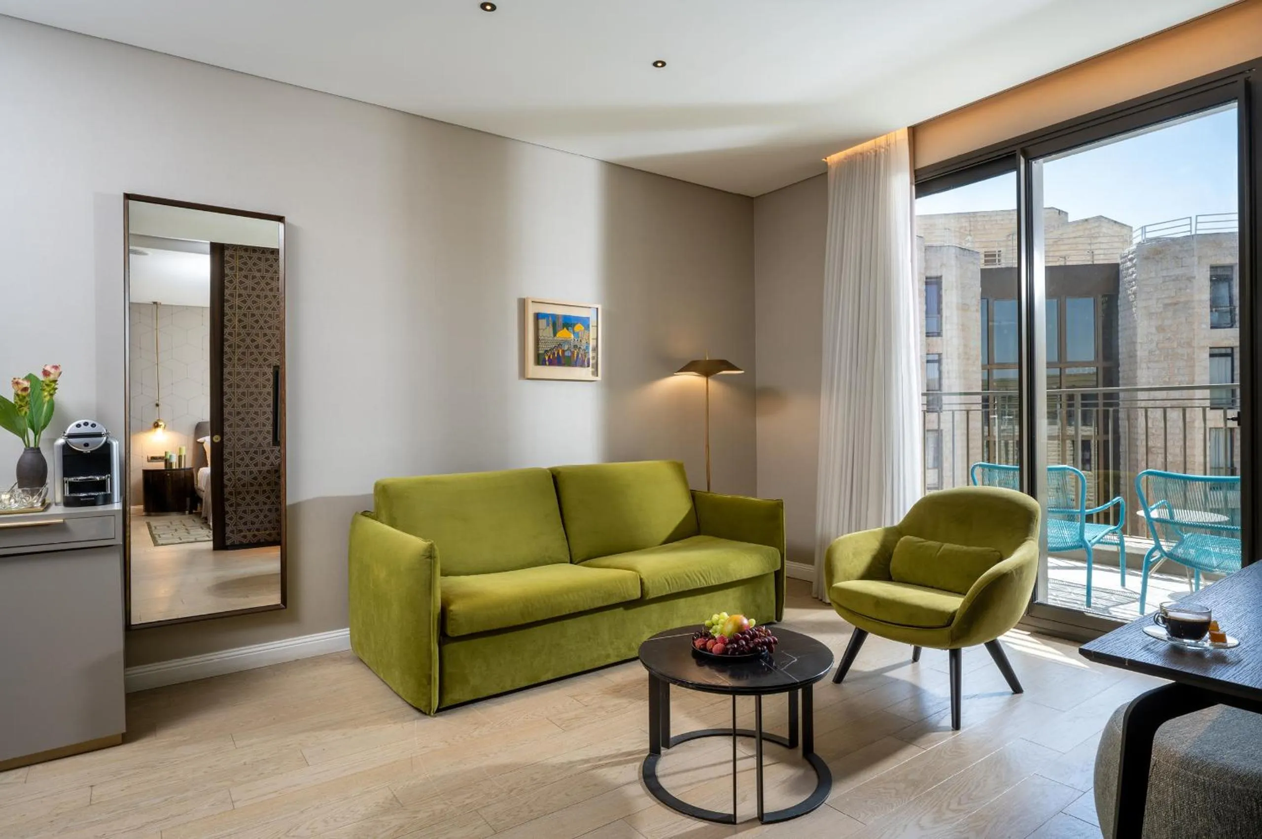 Living room in The Inbal Jerusalem