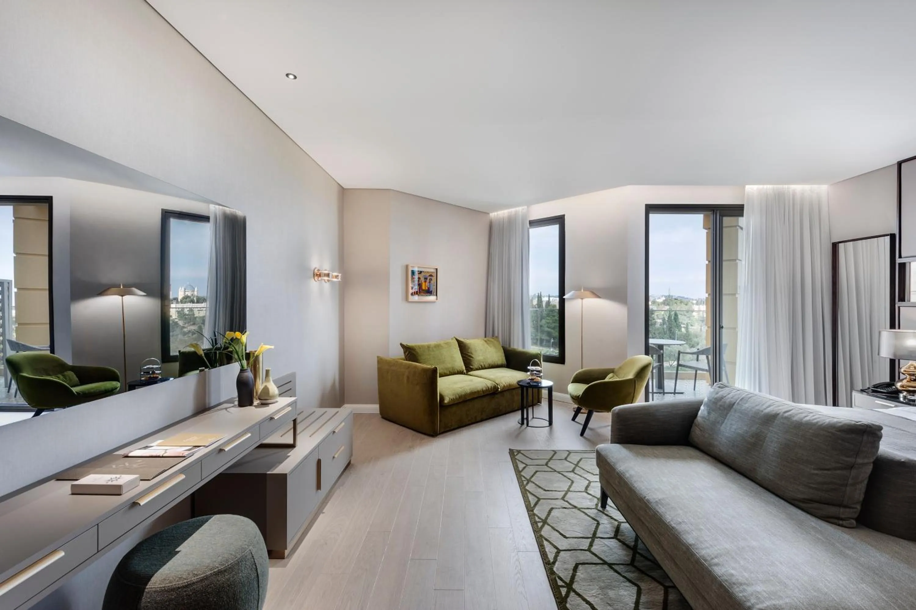 Living room in The Inbal Jerusalem
