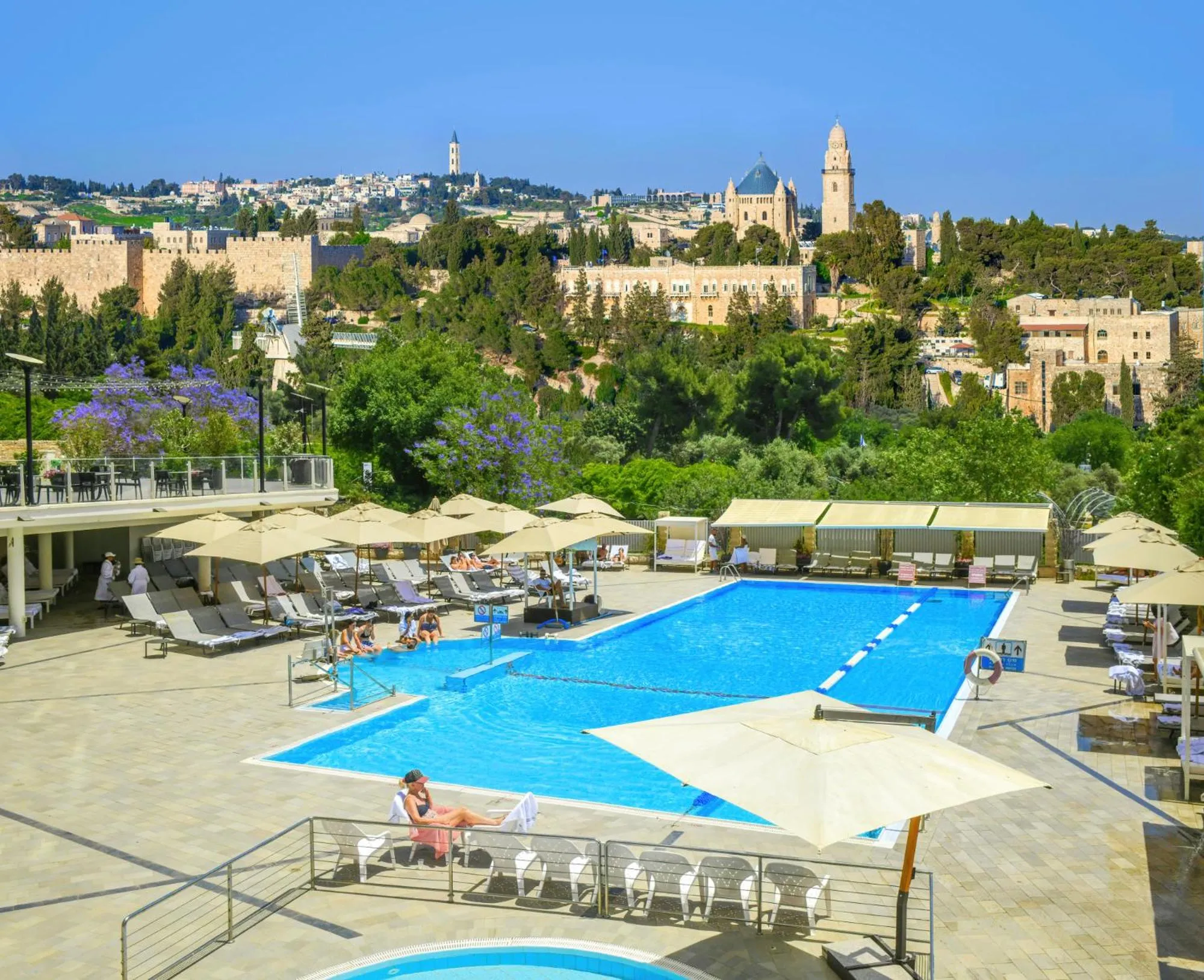 Swimming pool in The Inbal Jerusalem