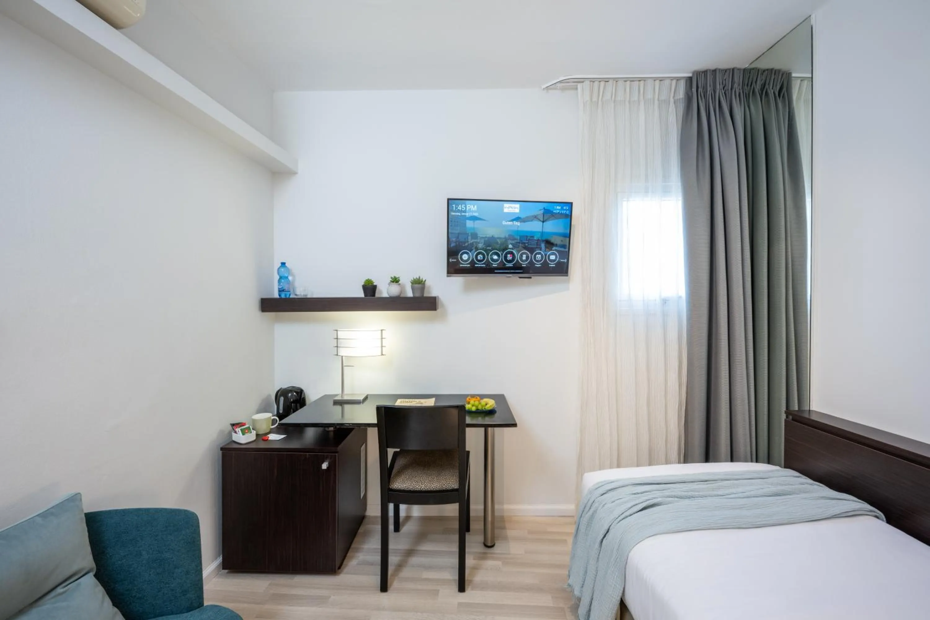 TV and multimedia, Bed in Maxim Design Hotel 3 Star Superior