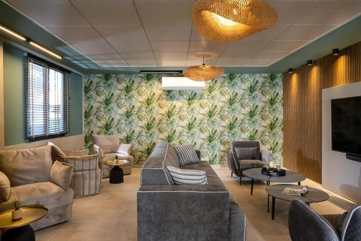 Seating area in Jacob Ohalo Kinneret