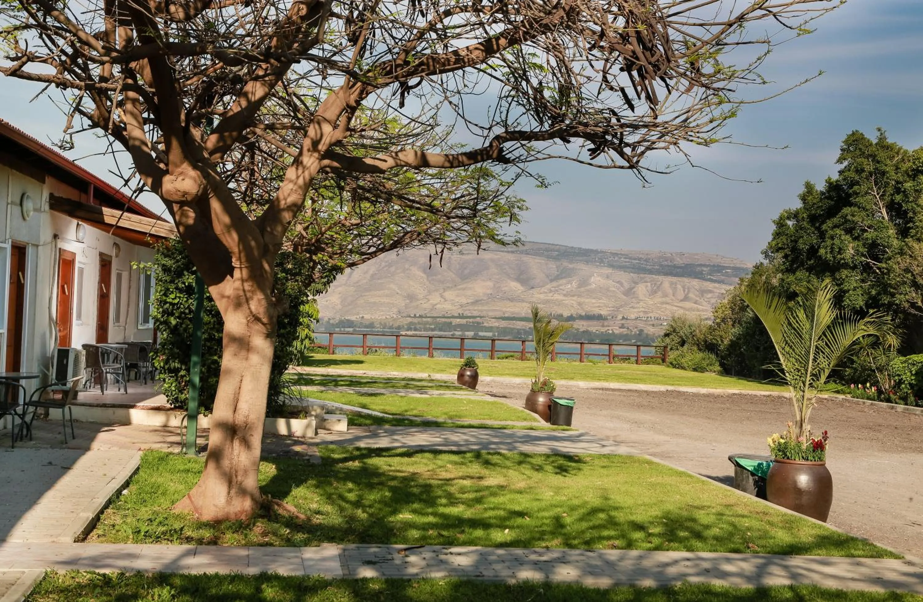 Lake view in Jacob Ohalo Kinneret