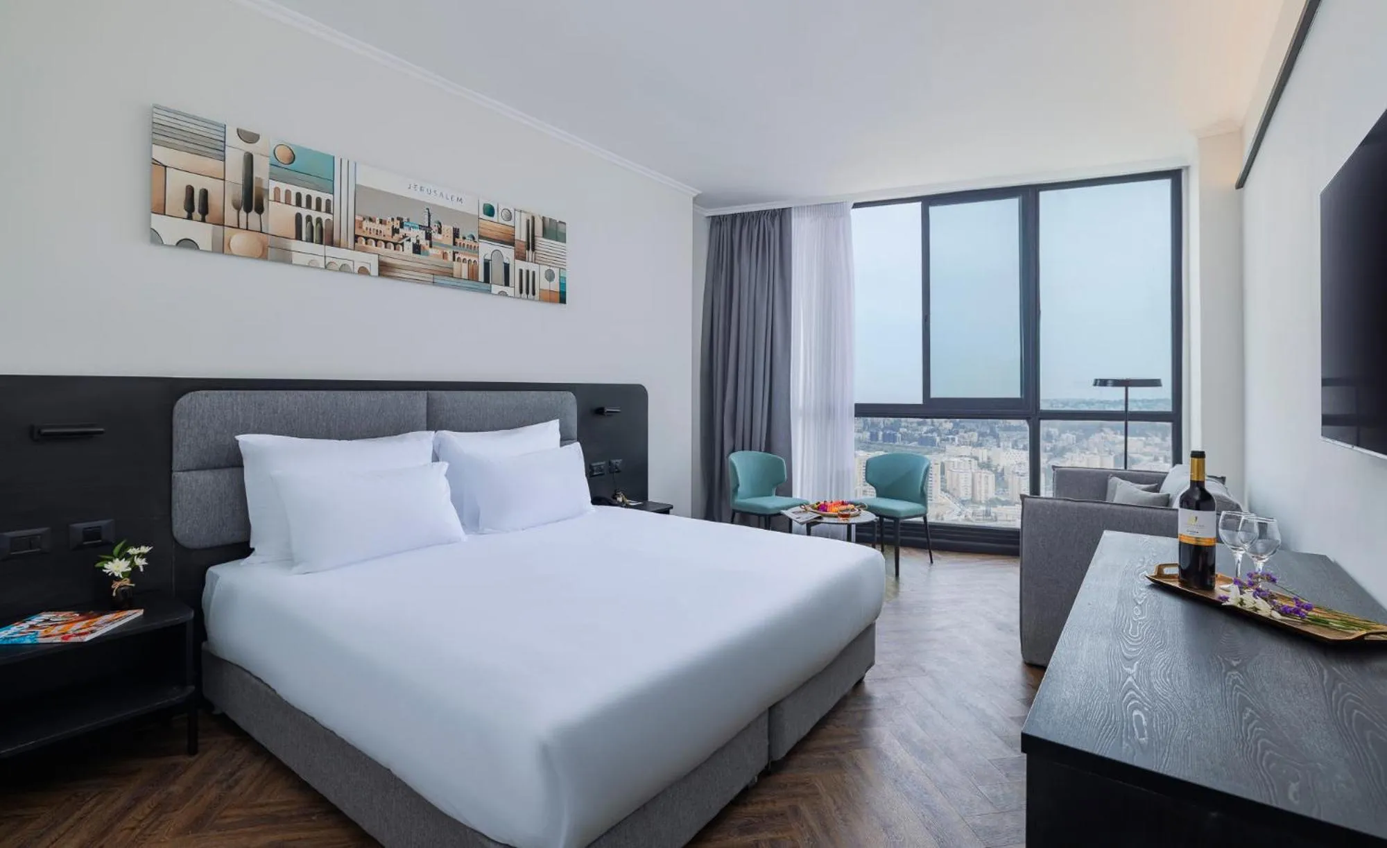 Photo of the whole room, Bed in מלון בראון ירושלים - Brown Jerusalem Hotel