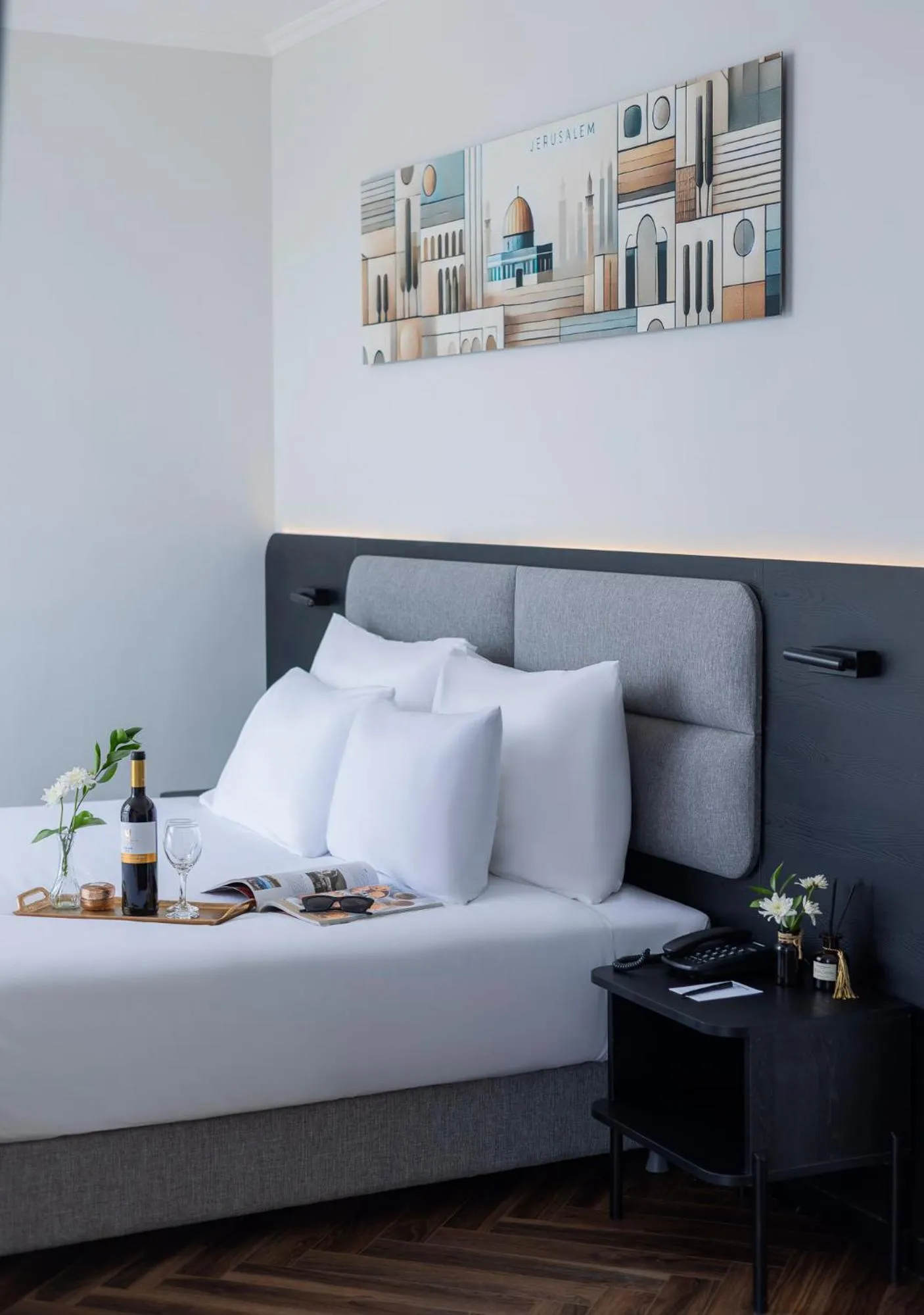 Bed in מלון בראון ירושלים - Brown Jerusalem Hotel