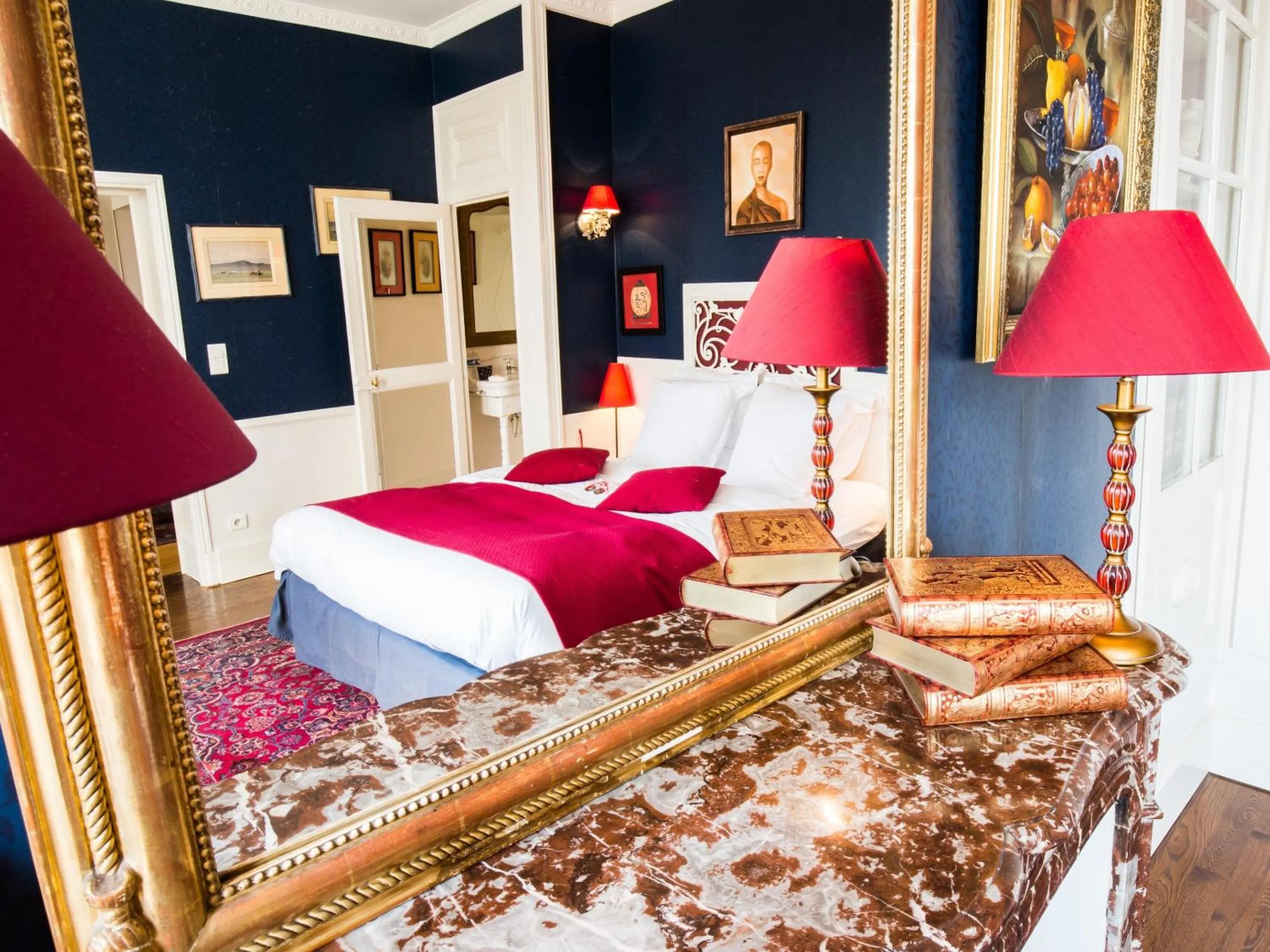 Bedroom, Bed in Le Prieuré Saint Agnan