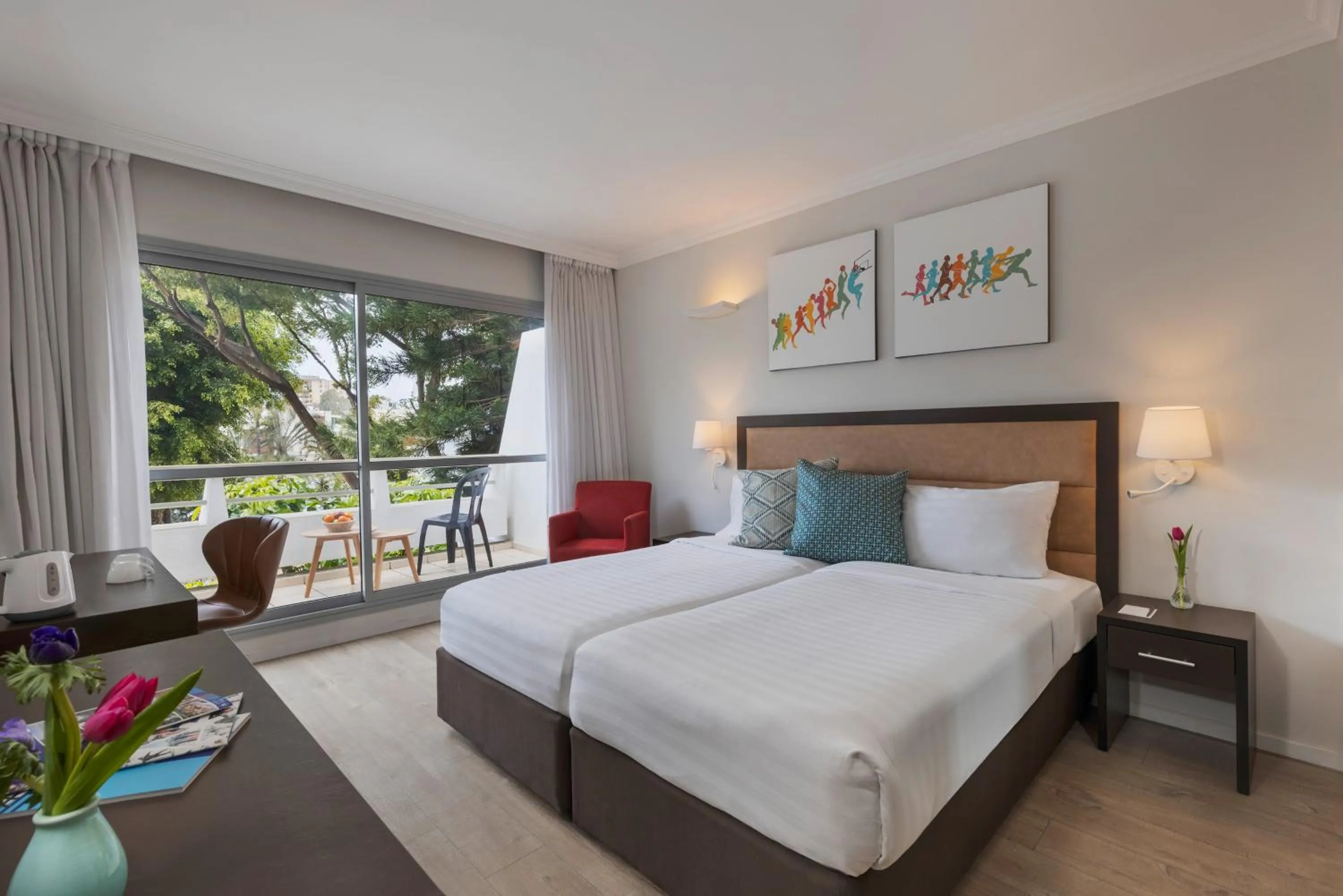 Bed in Kfar Maccabiah Business & Sport Hotel