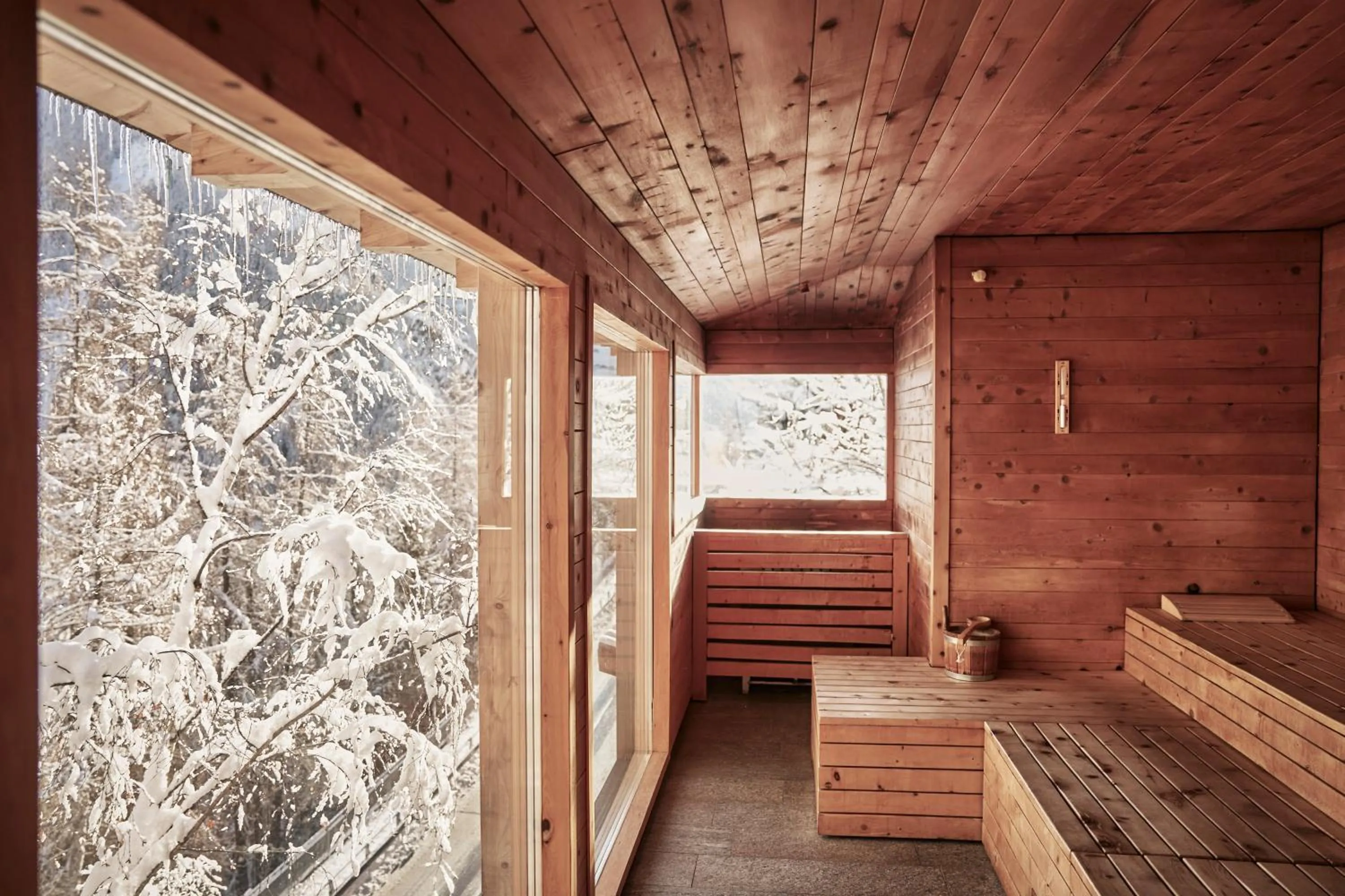 Sauna in Goldene Rose Karthaus a member of Small Luxury Hotels of the World