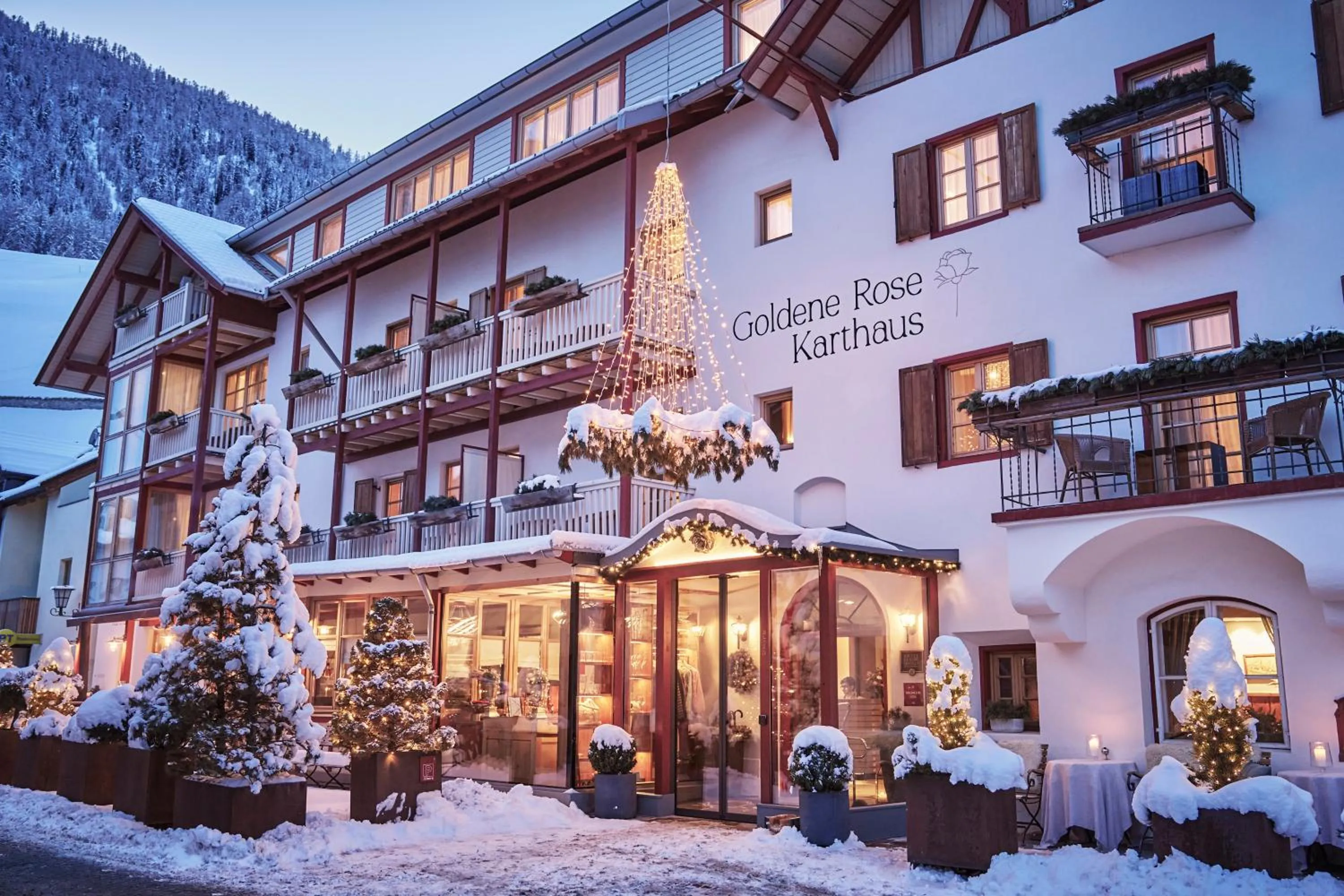 Property building in Goldene Rose Karthaus a member of Small Luxury Hotels of the World