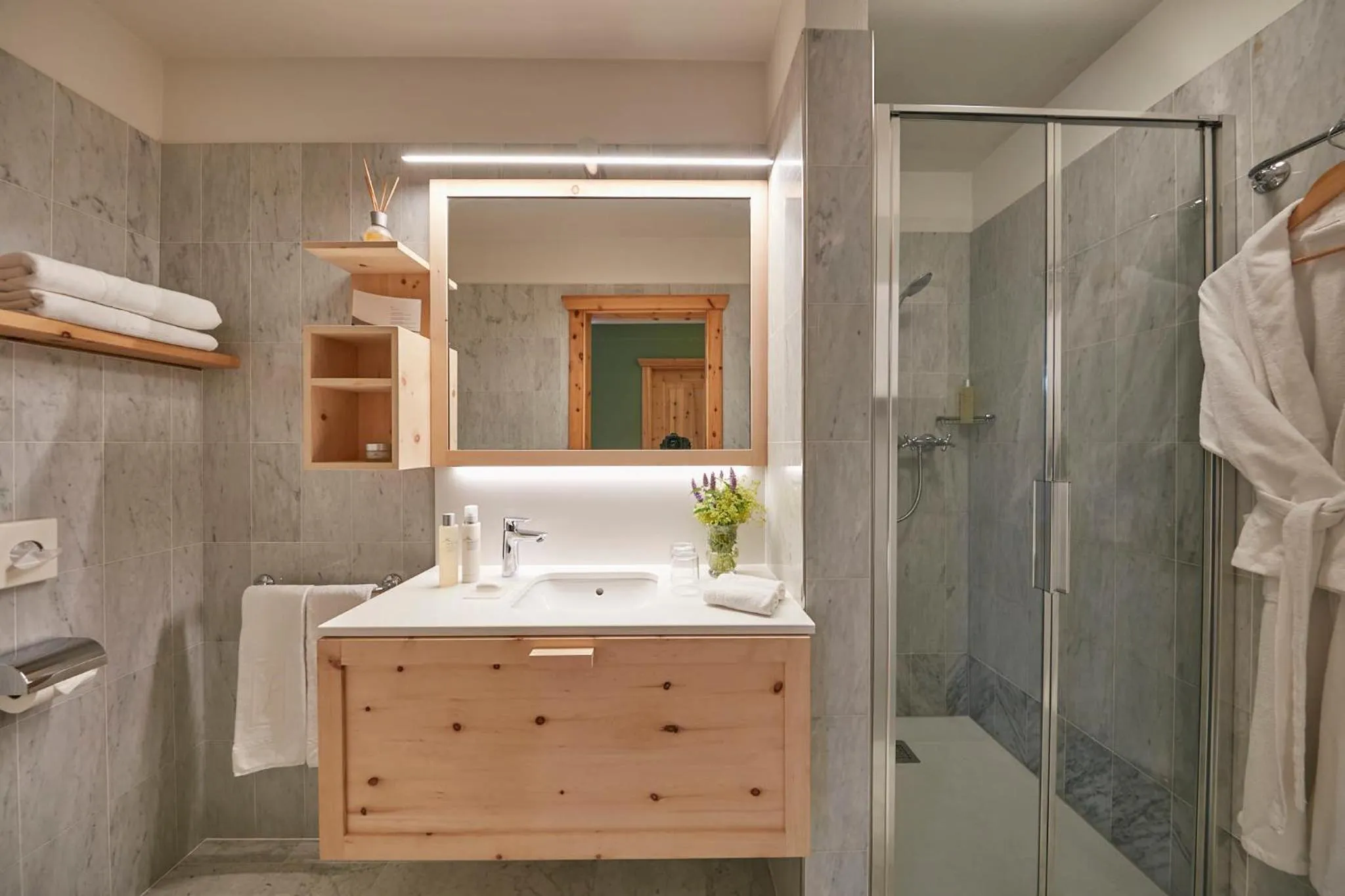 Bathroom in Goldene Rose Karthaus a member of Small Luxury Hotels of the World