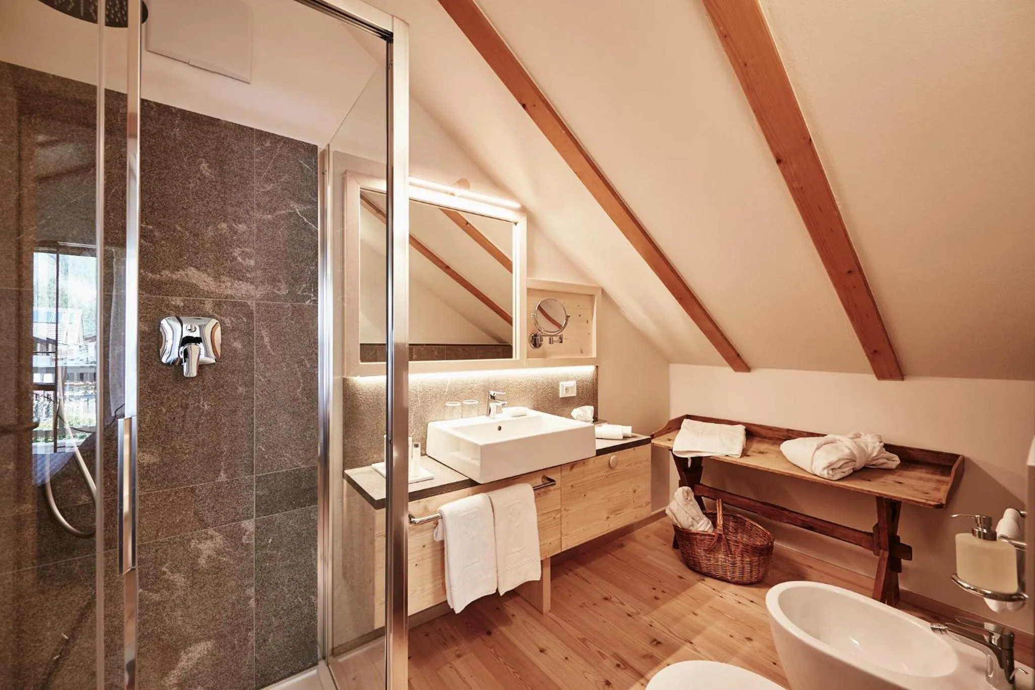 Bathroom in Goldene Rose Karthaus a member of Small Luxury Hotels of the World