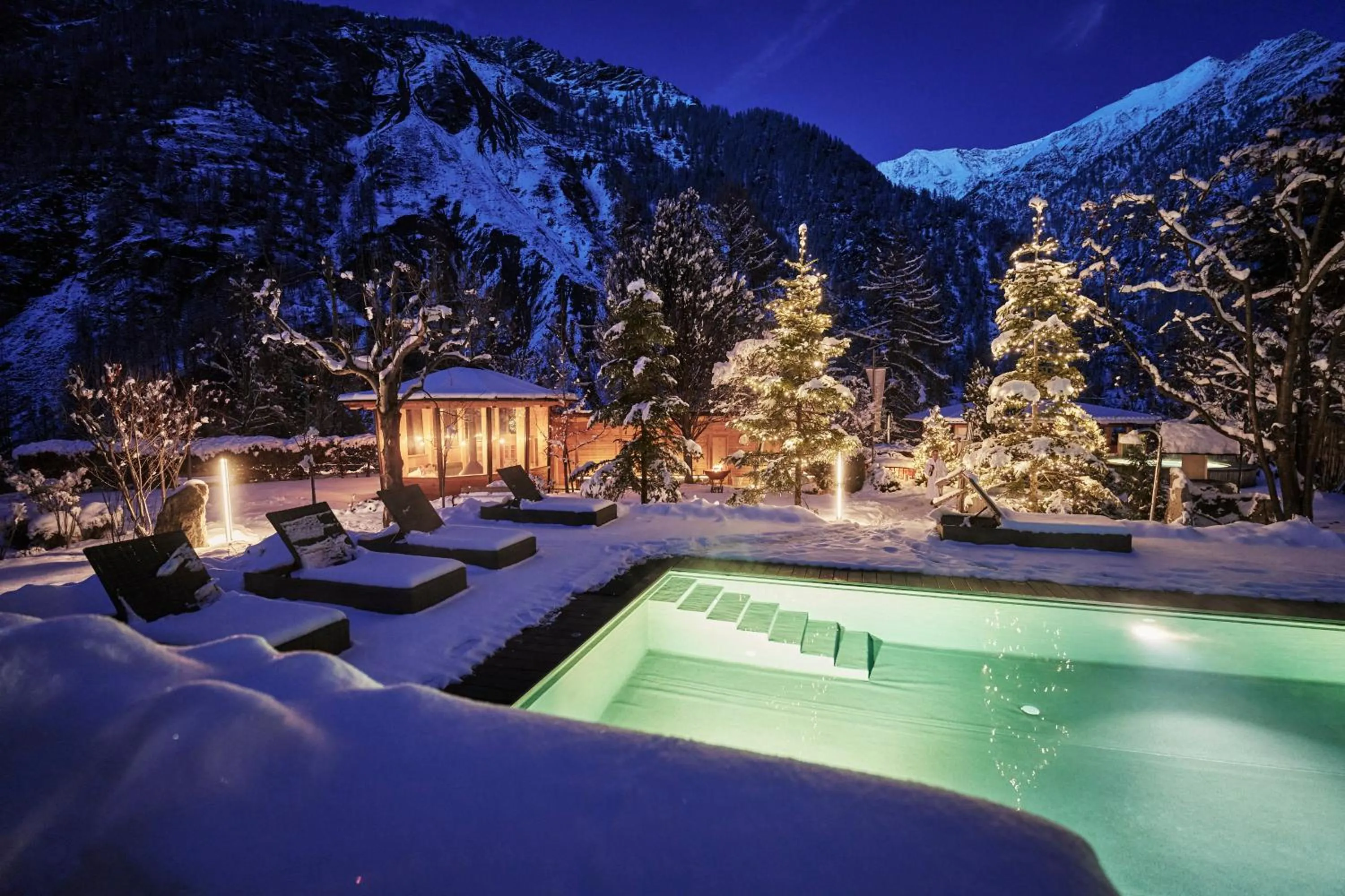 Swimming pool in Goldene Rose Karthaus a member of Small Luxury Hotels of the World