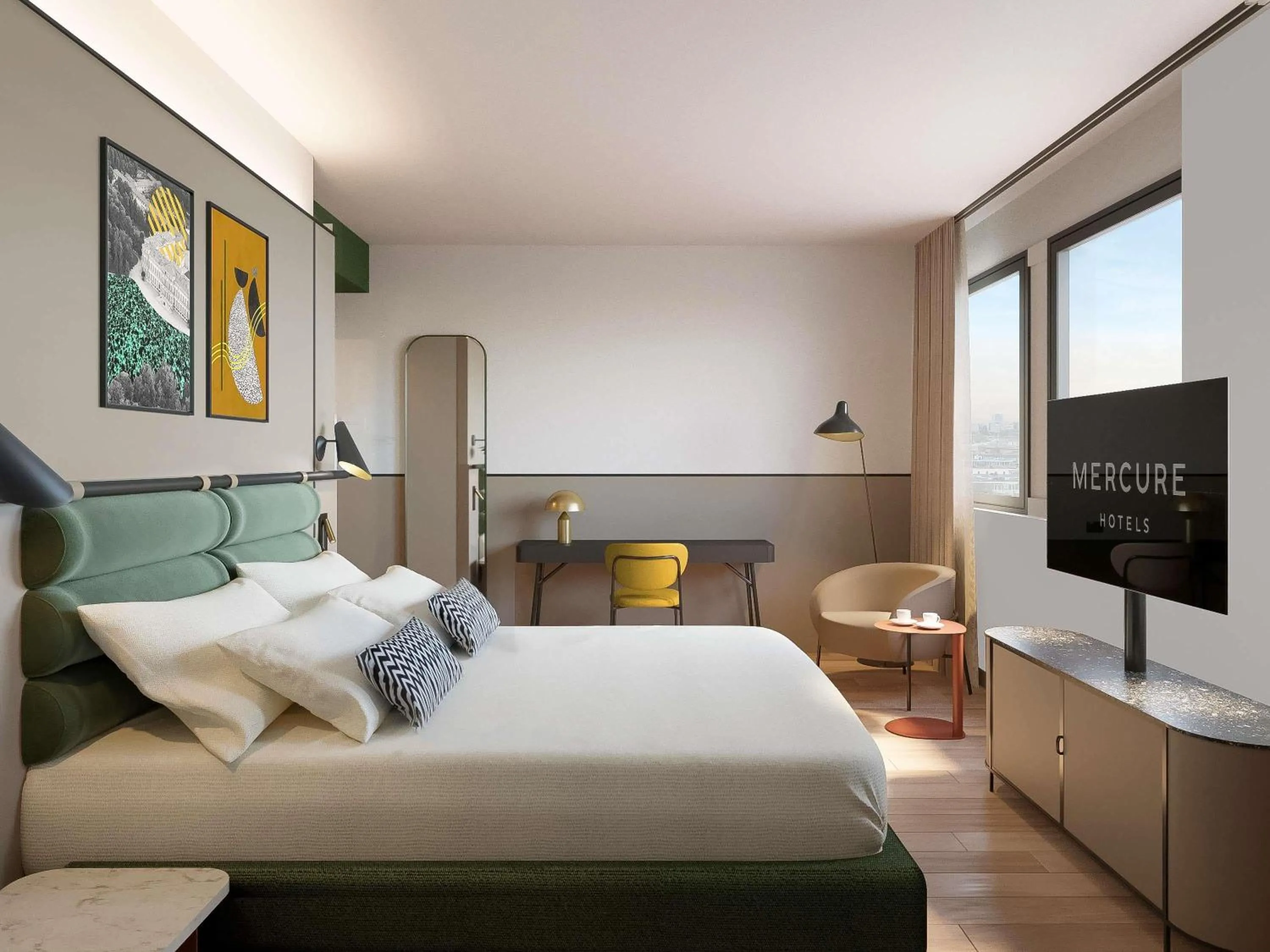 Bedroom, Bed in Mercure Milano Agrate Brianza