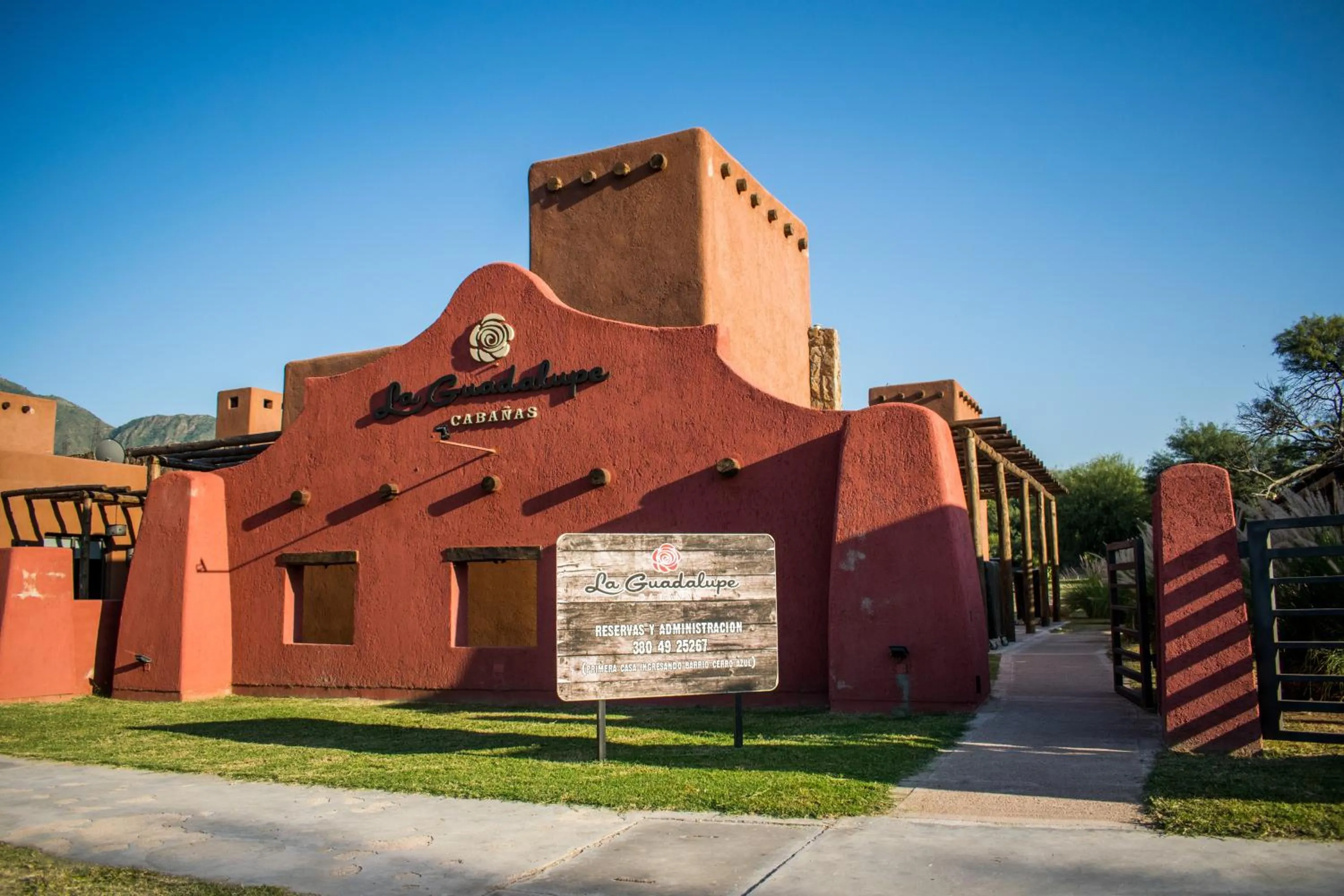 Property logo or sign in La Guadalupe Cabañas