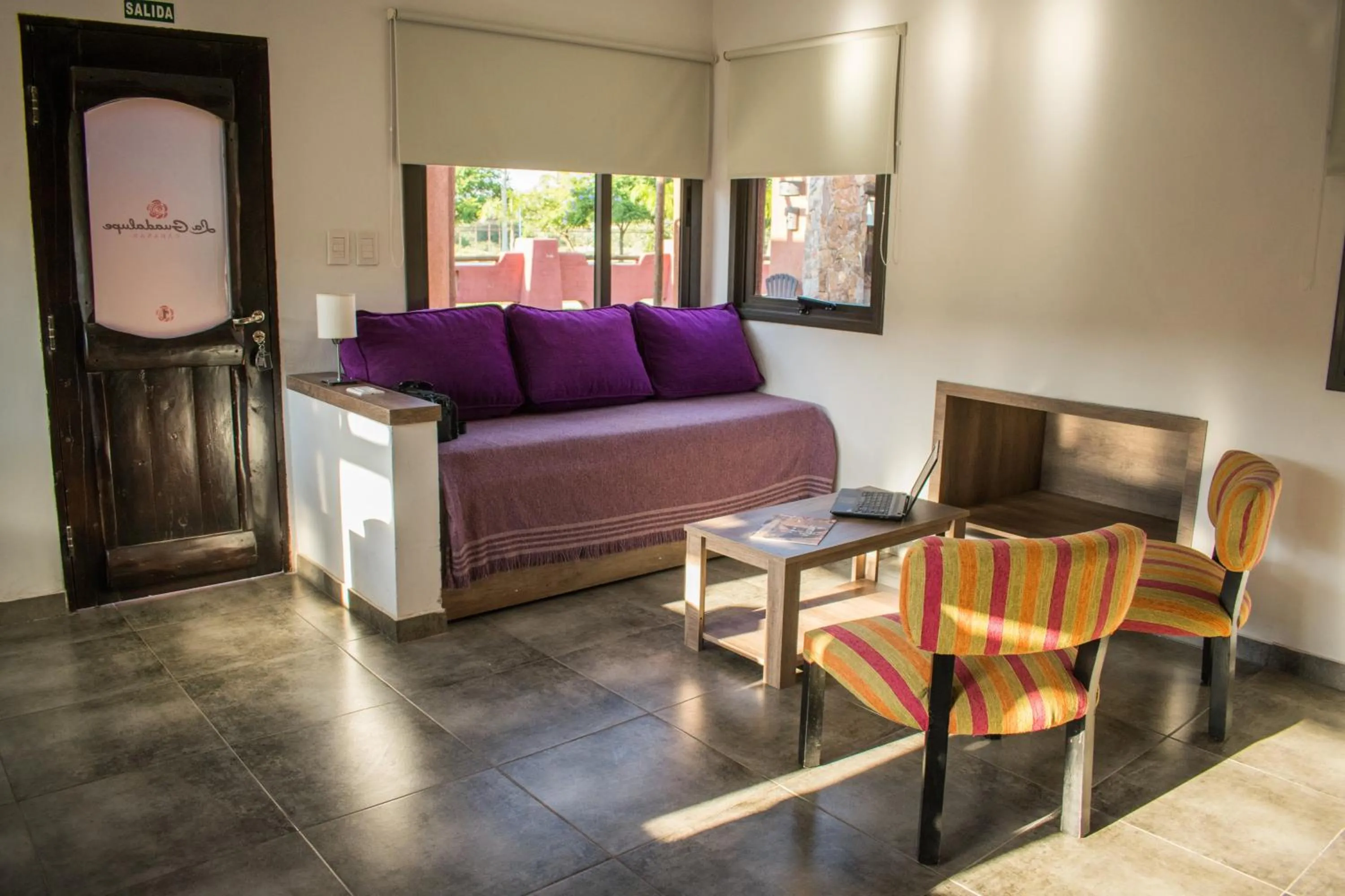 Living room in La Guadalupe Cabañas