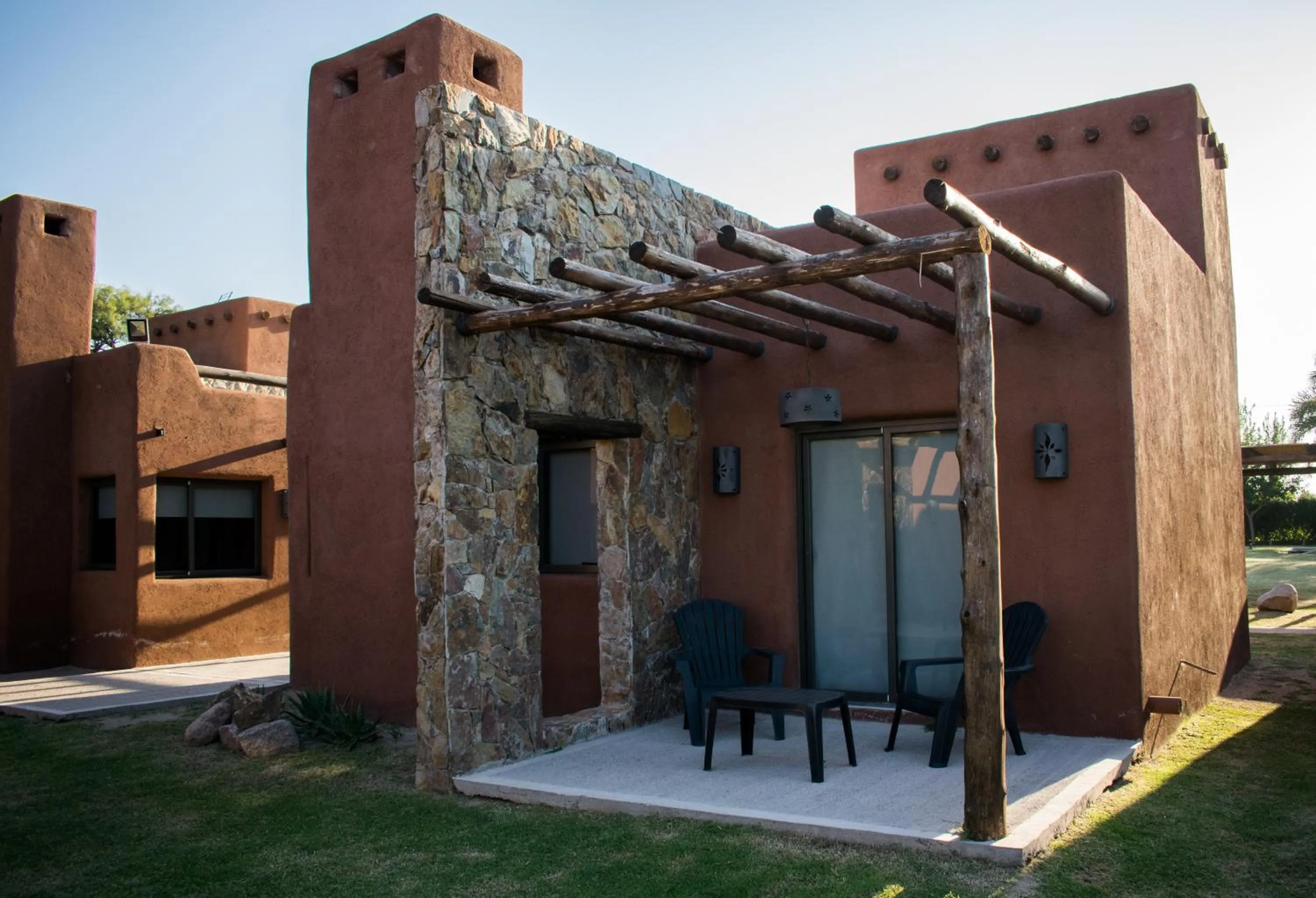 Patio in La Guadalupe Cabañas