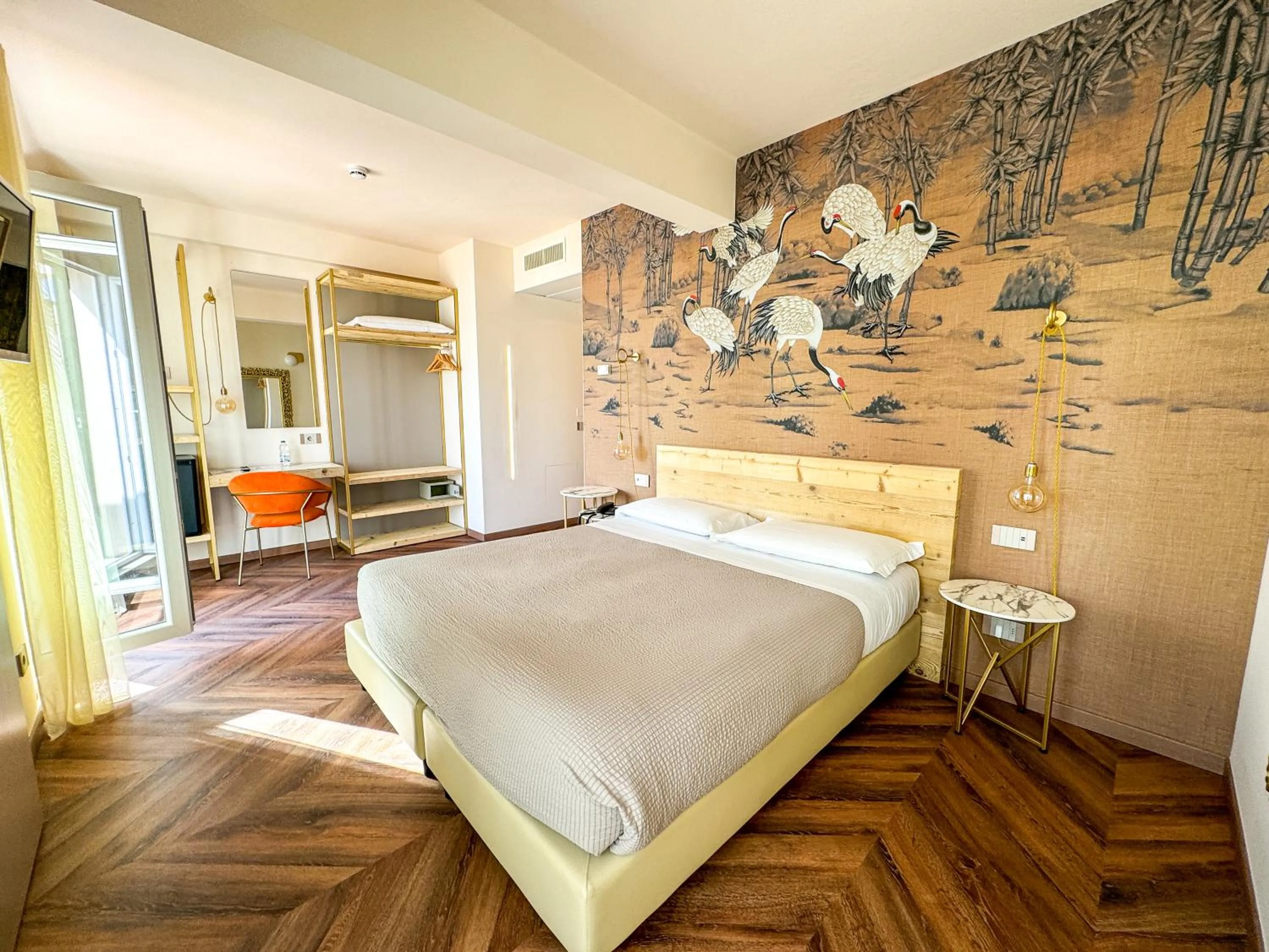 Bed in Hotel Vittorio