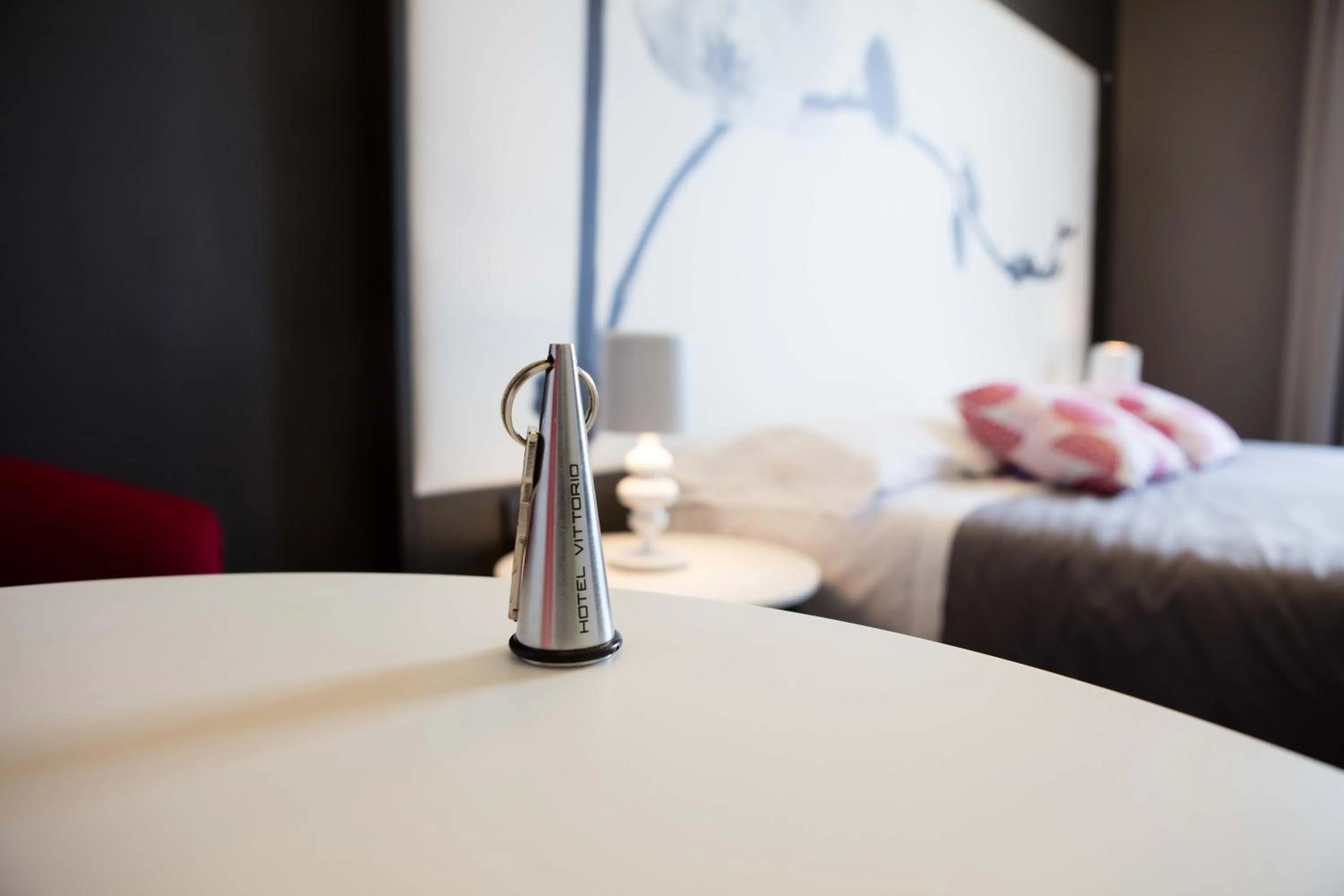 Bed in Hotel Vittorio