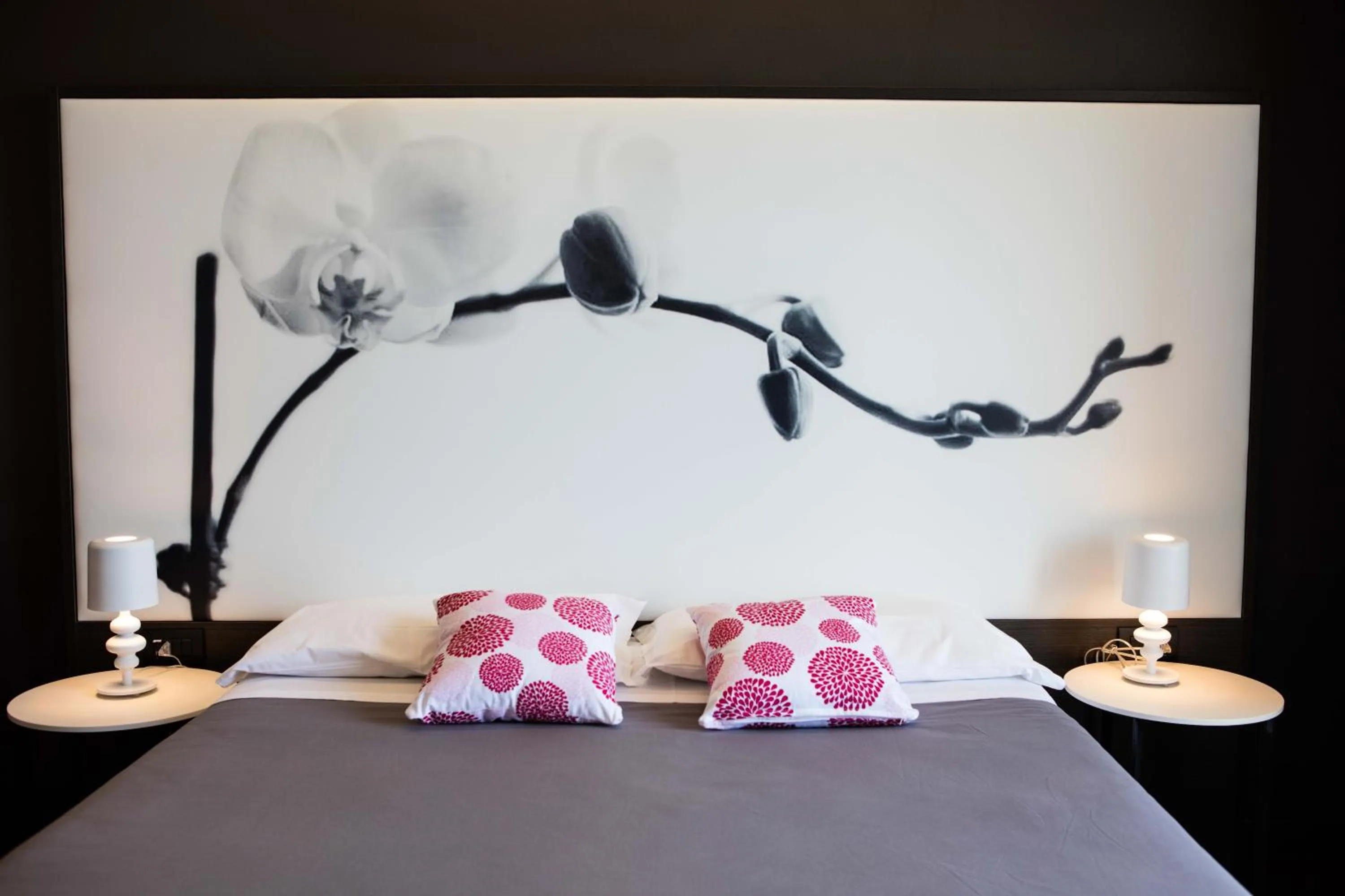 Bed in Hotel Vittorio