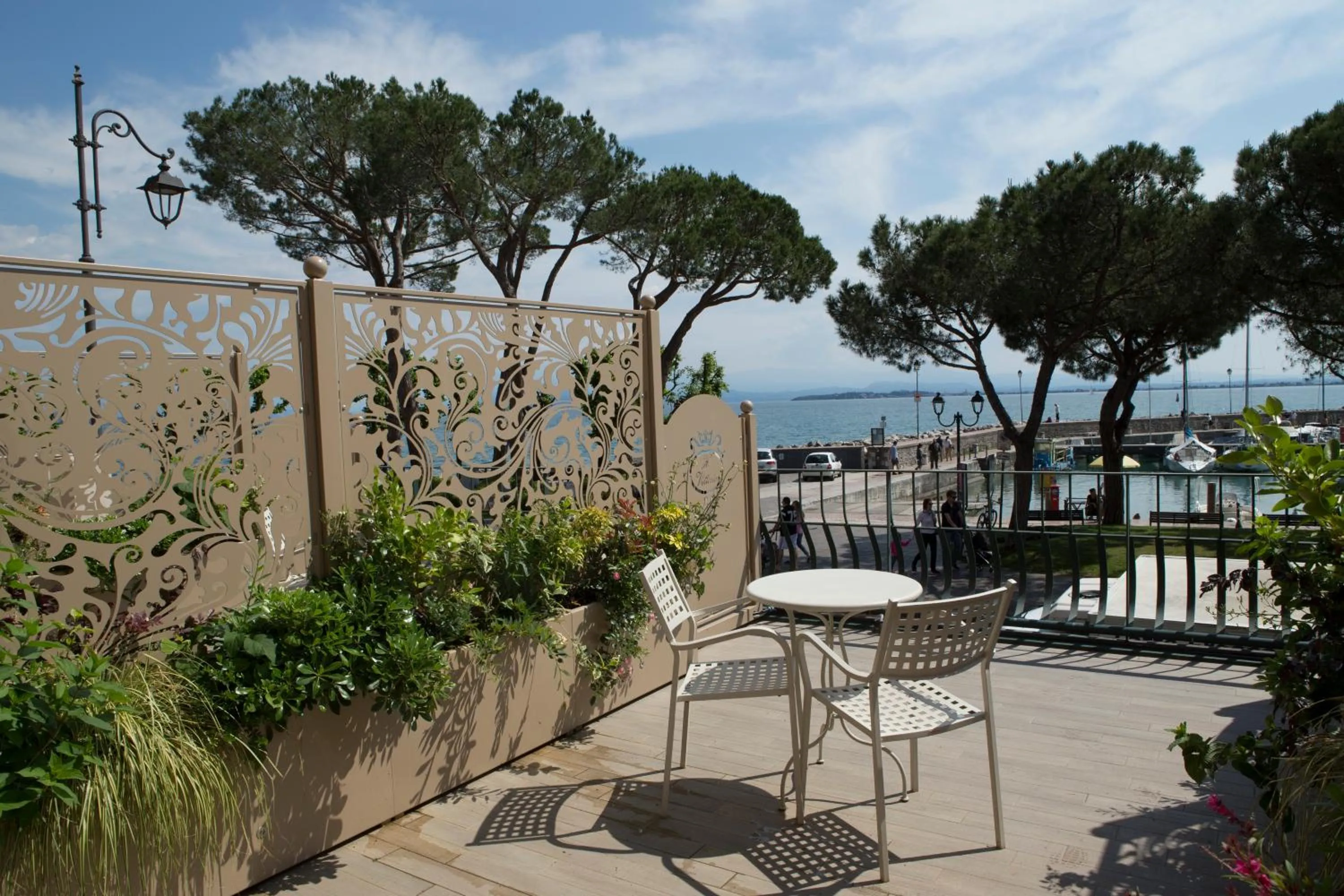 Patio in Hotel Vittorio