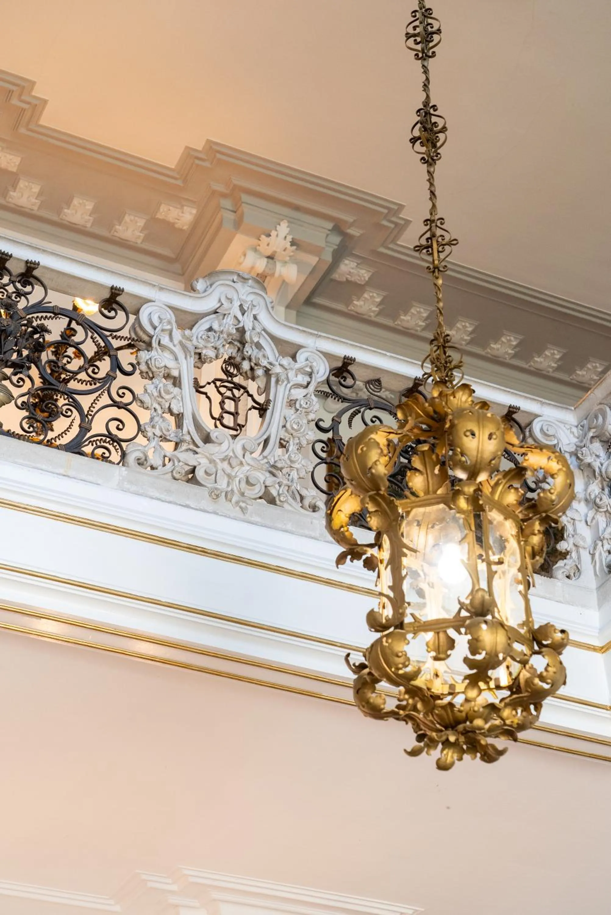 Decorative detail in Hotel Villa Borghi