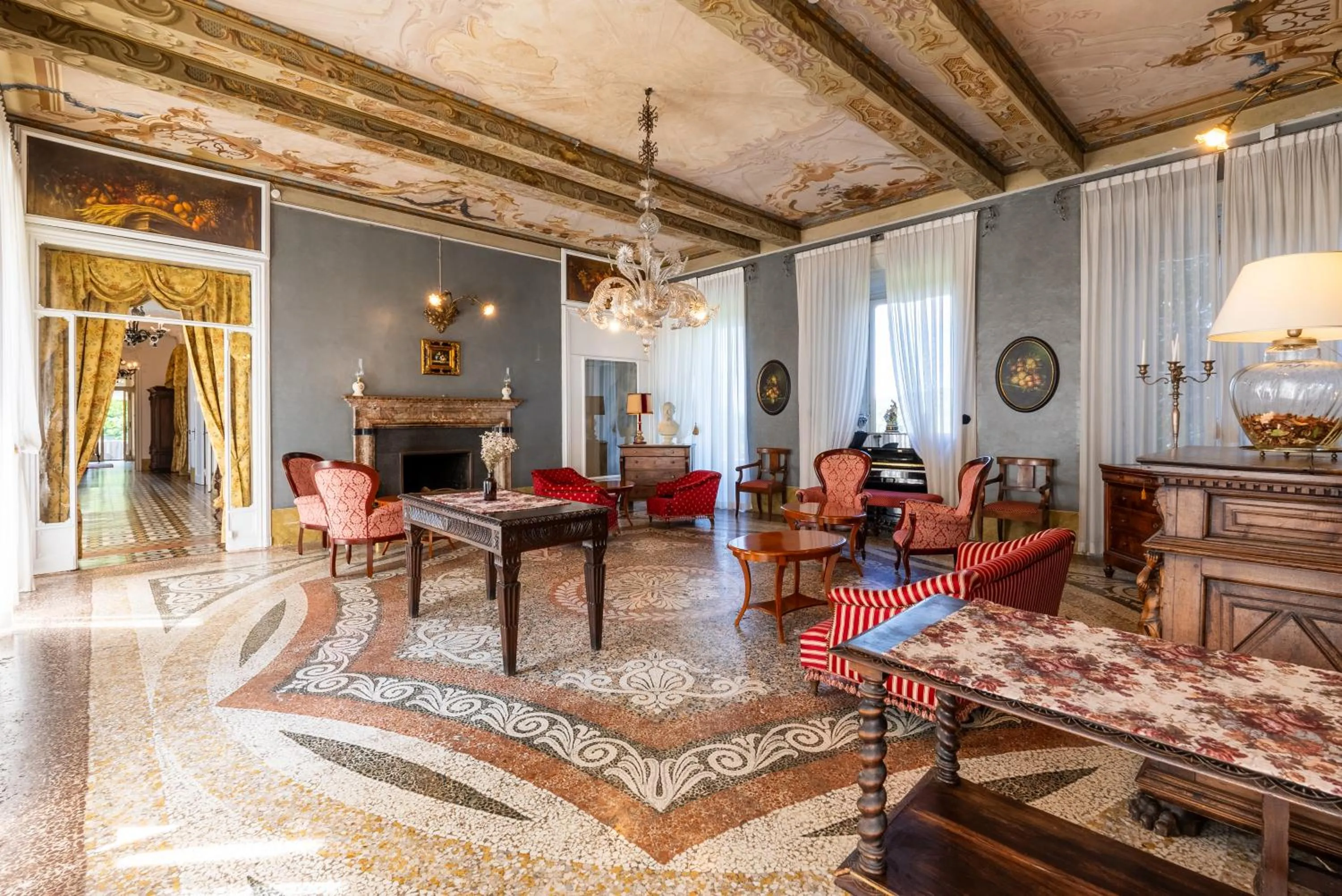 Living room in Hotel Villa Borghi