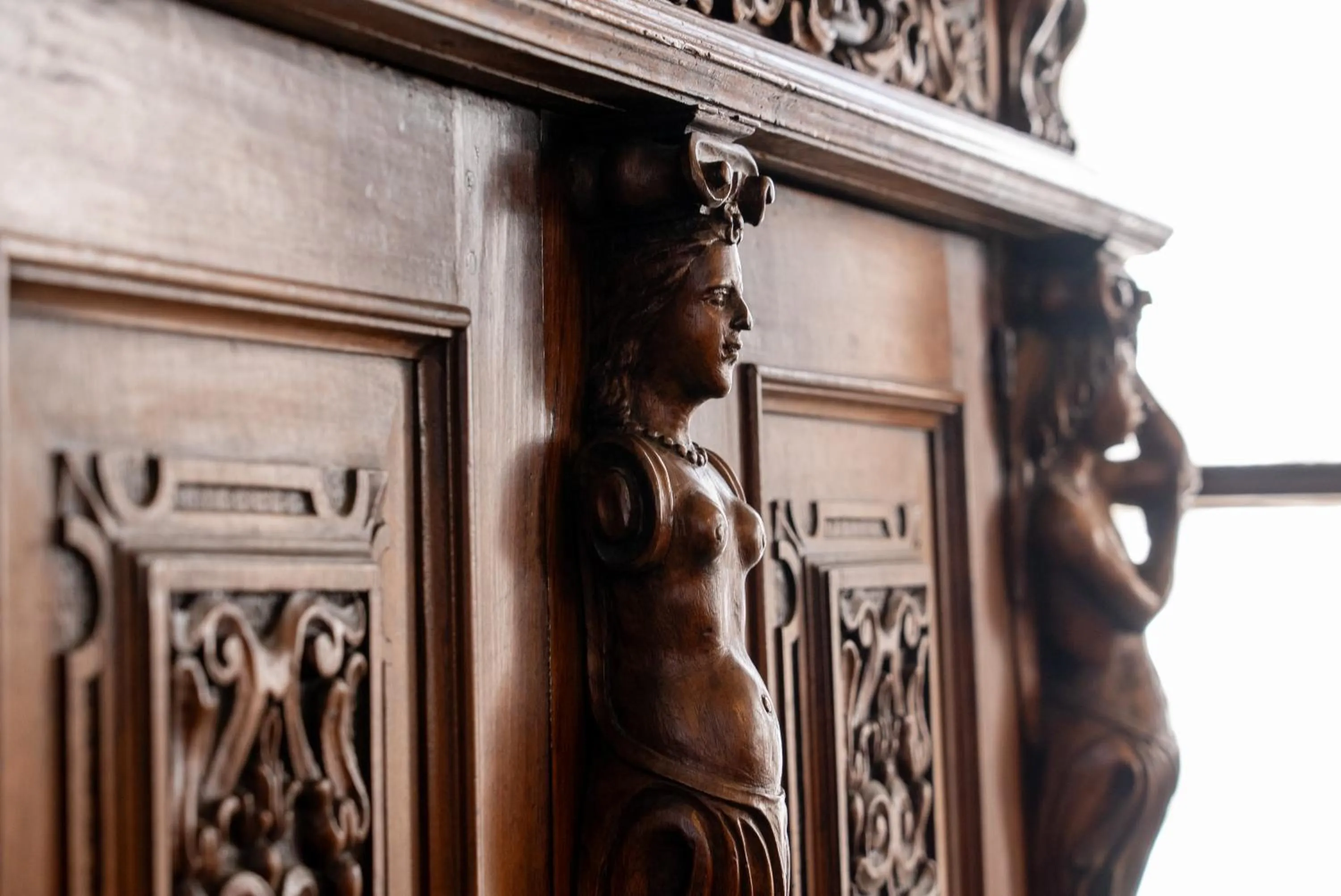 Decorative detail in Hotel Villa Borghi