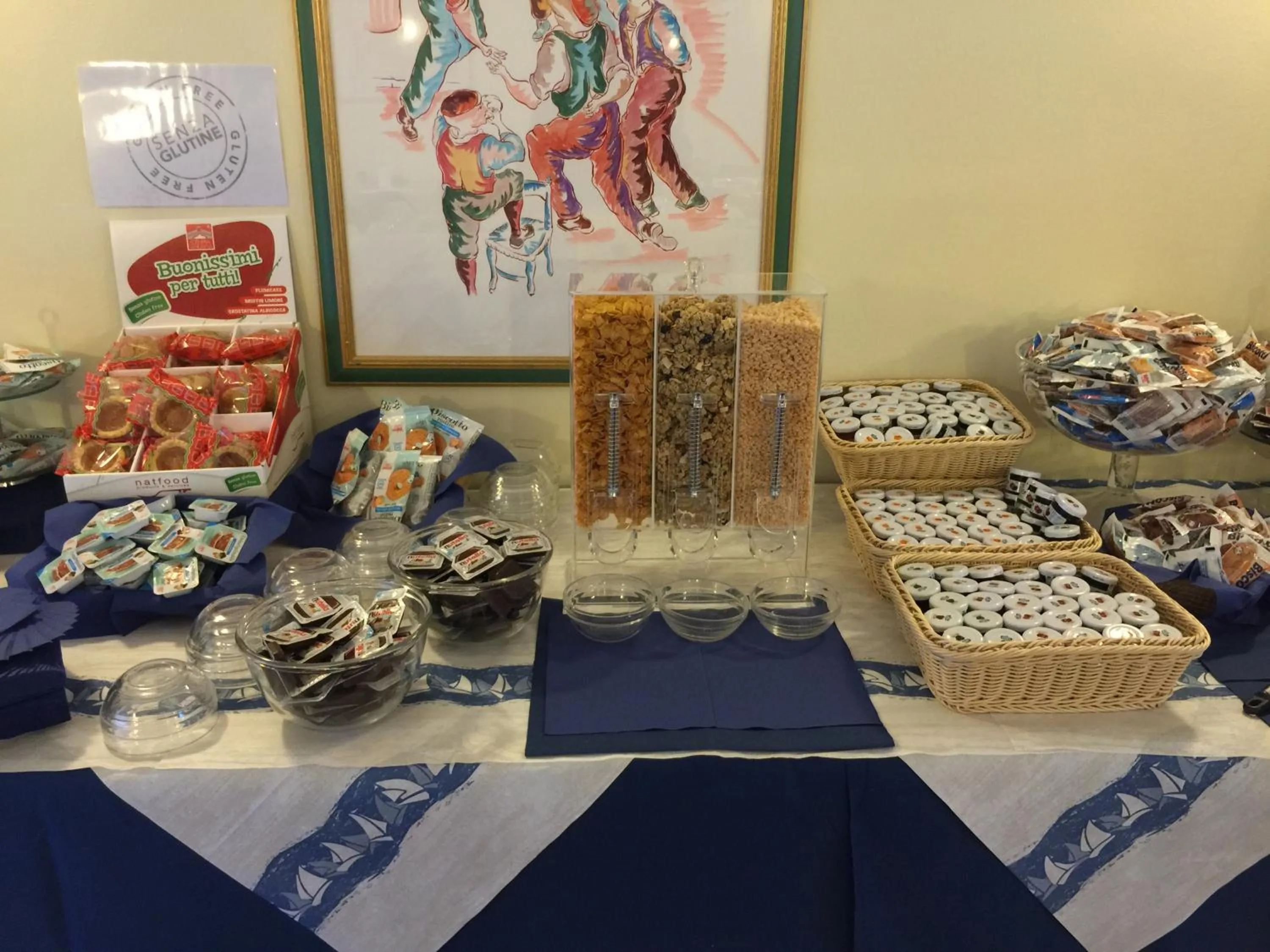 Buffet breakfast in Hotel Riviera