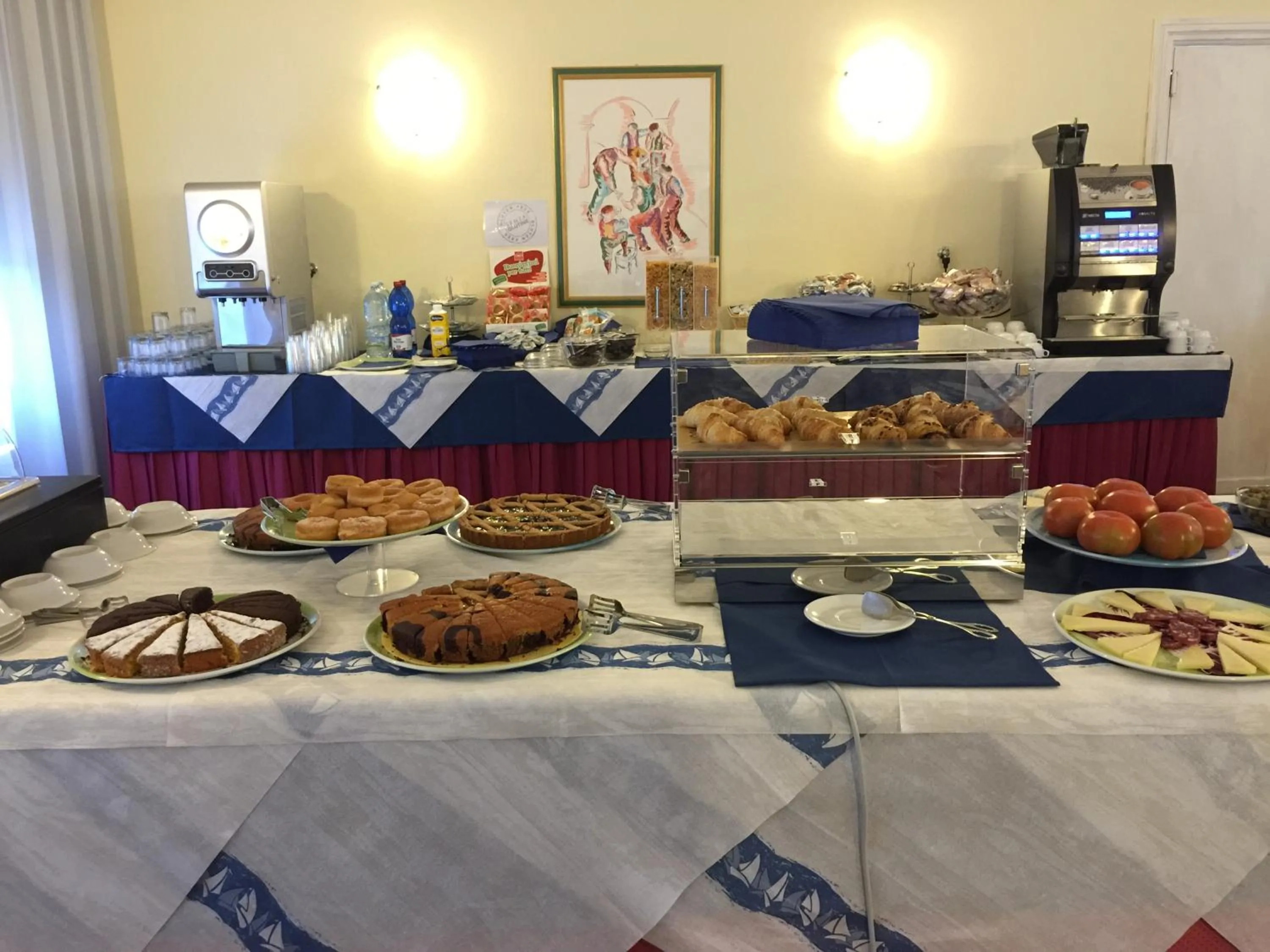 Buffet breakfast in Hotel Riviera