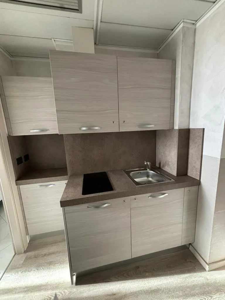 Kitchen or kitchenette in Hotel Plaza