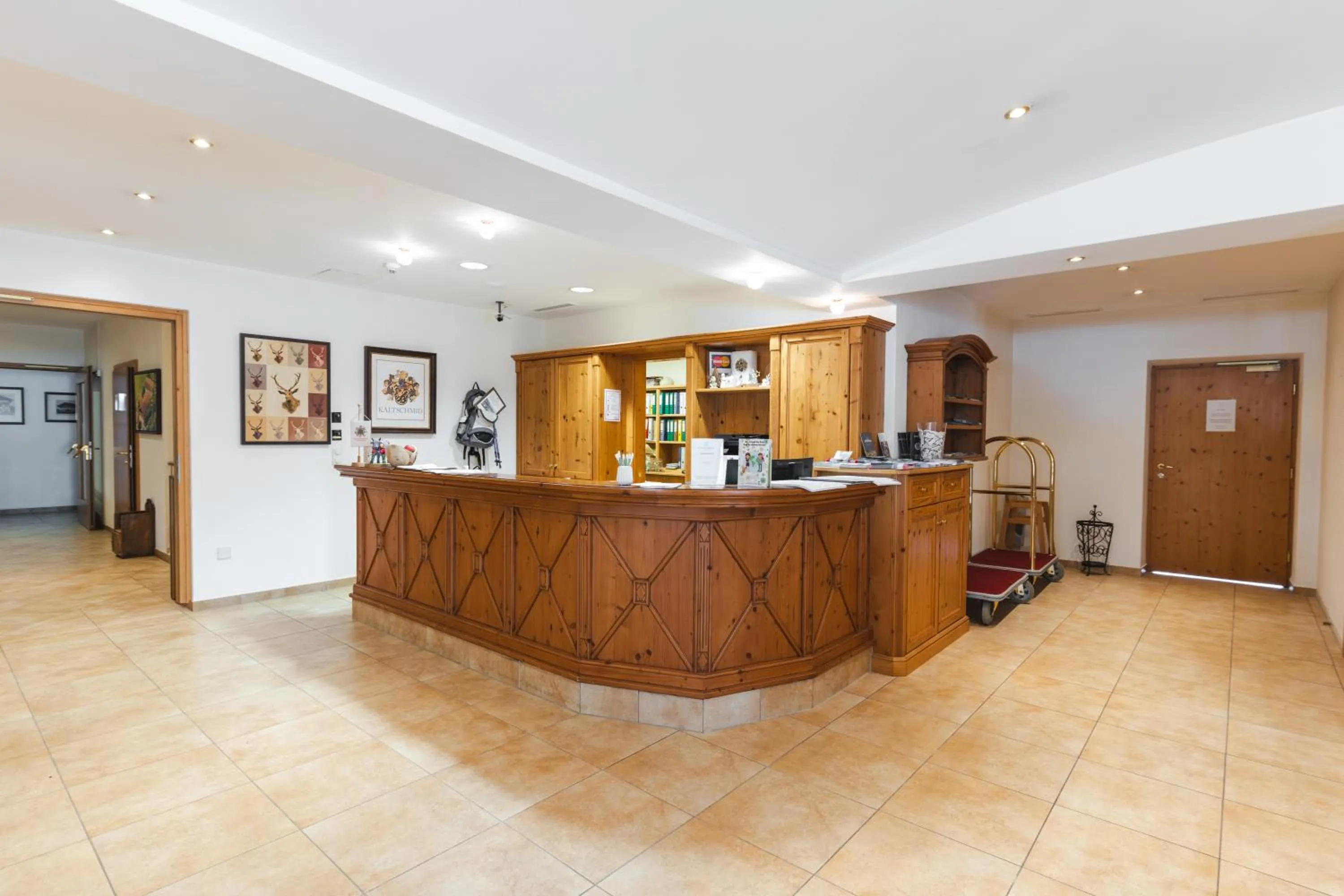 Lobby or reception in Hotel Walchseer Hof