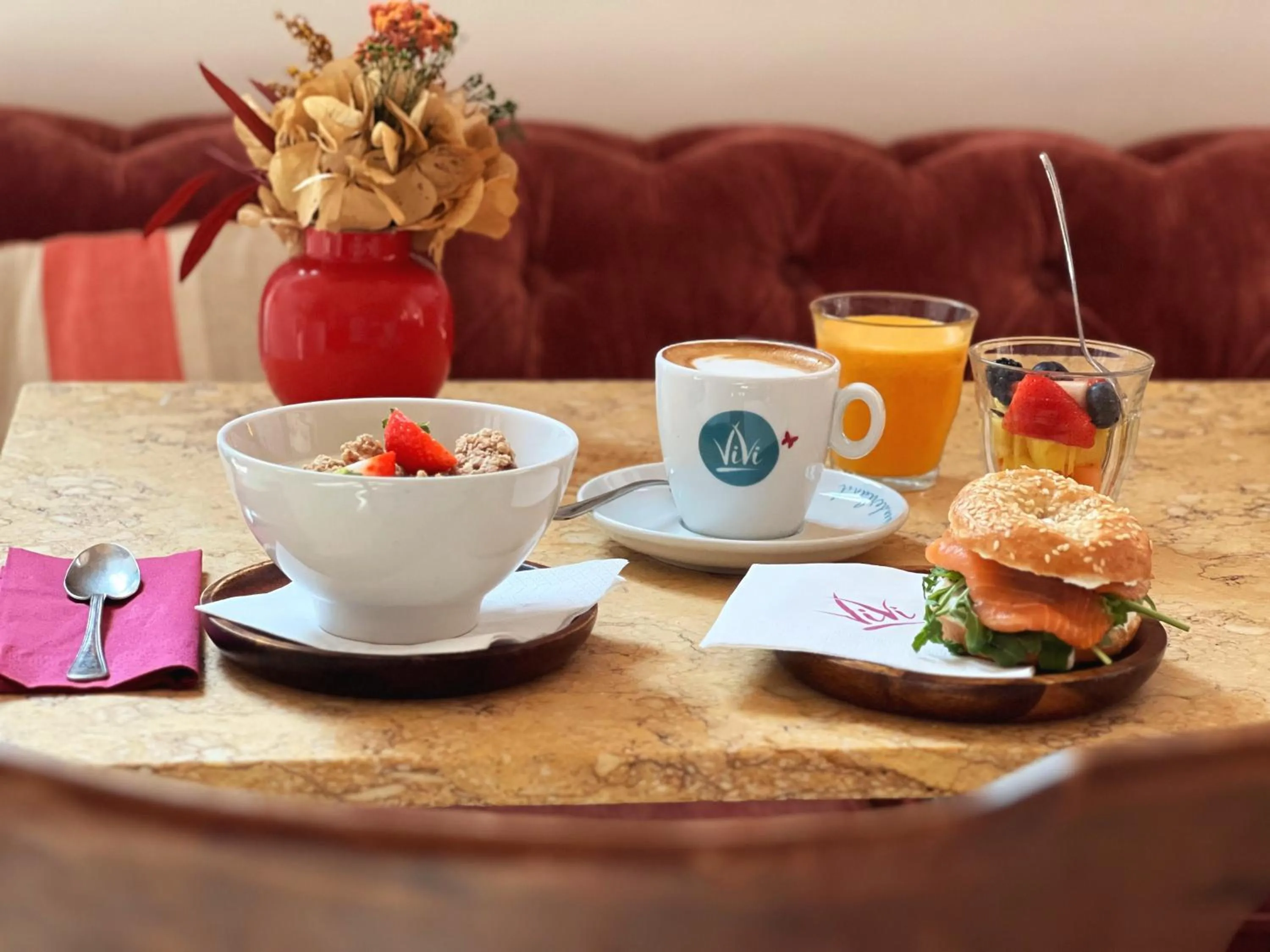 Food and drinks in Numa Rome Vici