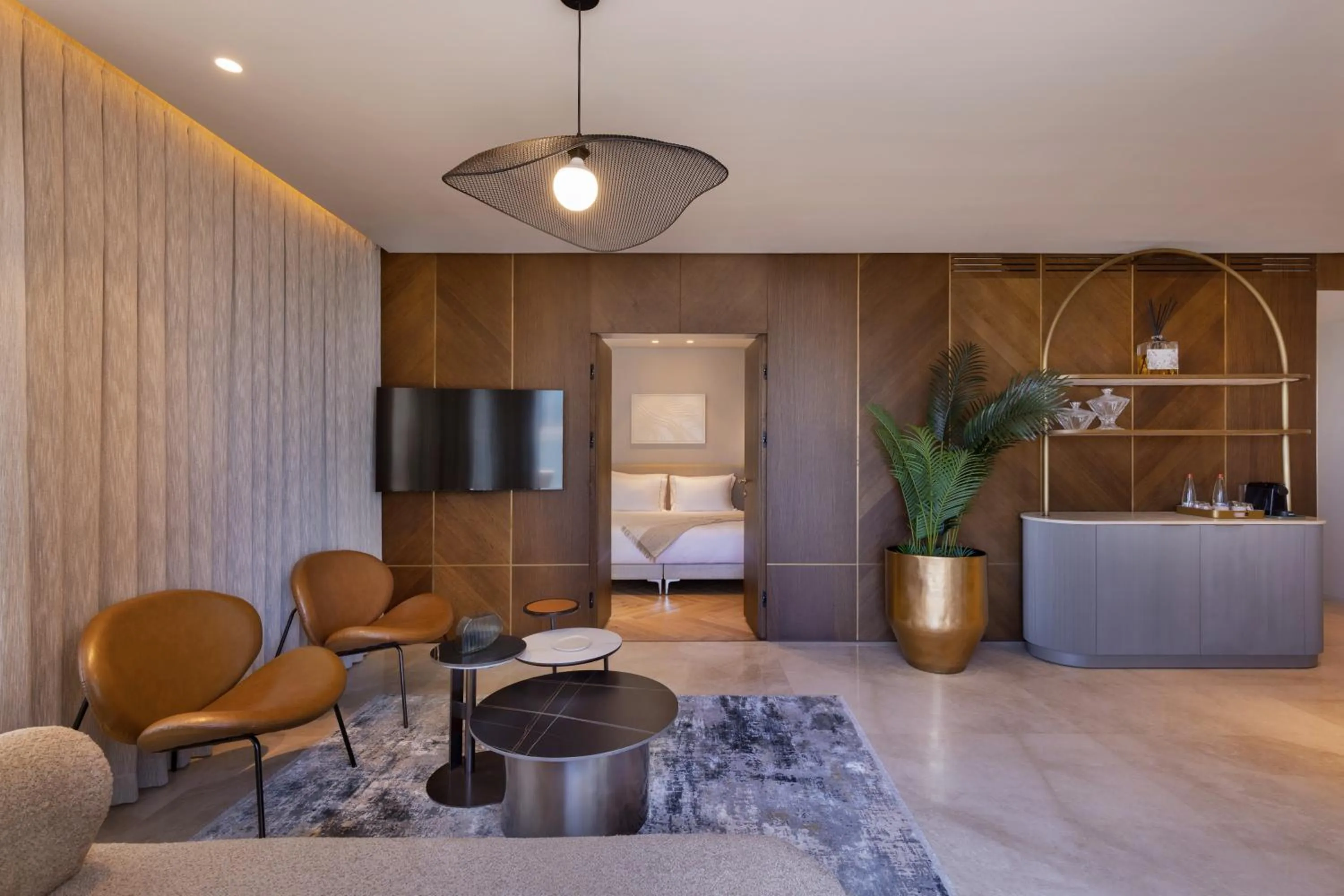 Seating area in Jewel TLV Hotel