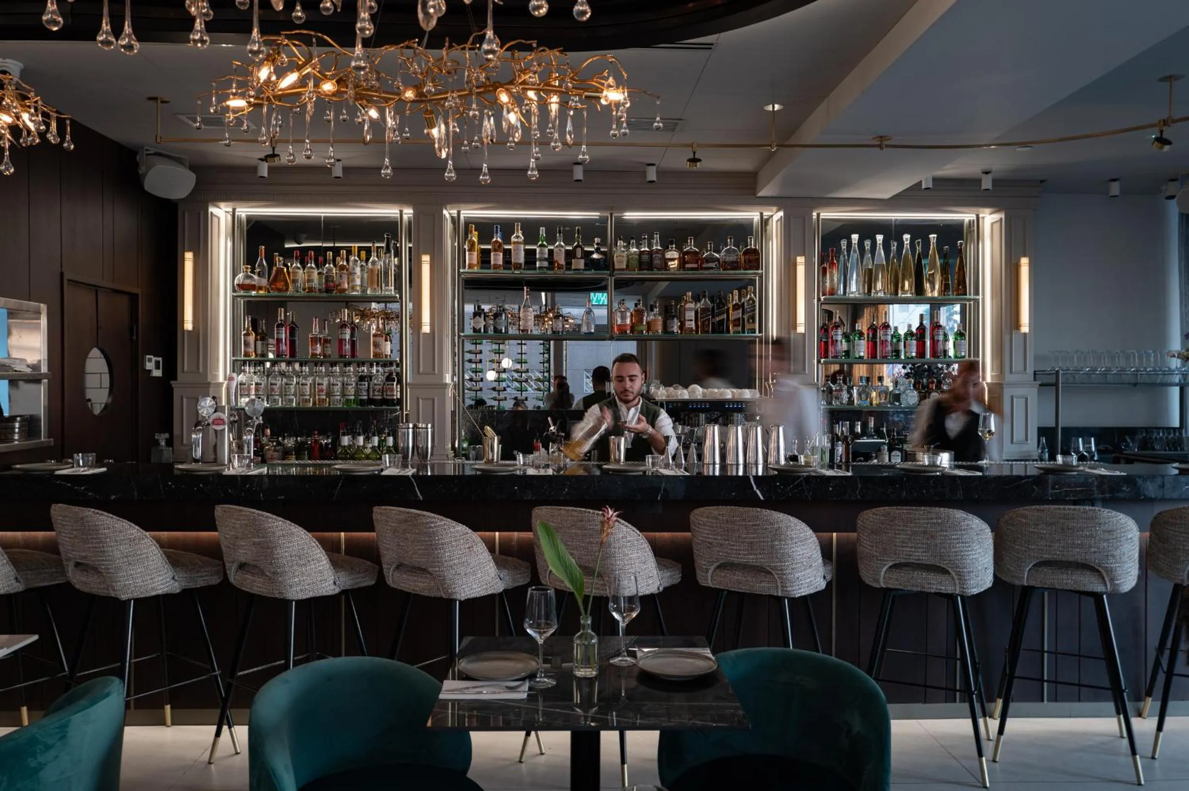 Lounge or bar in Jewel TLV Hotel