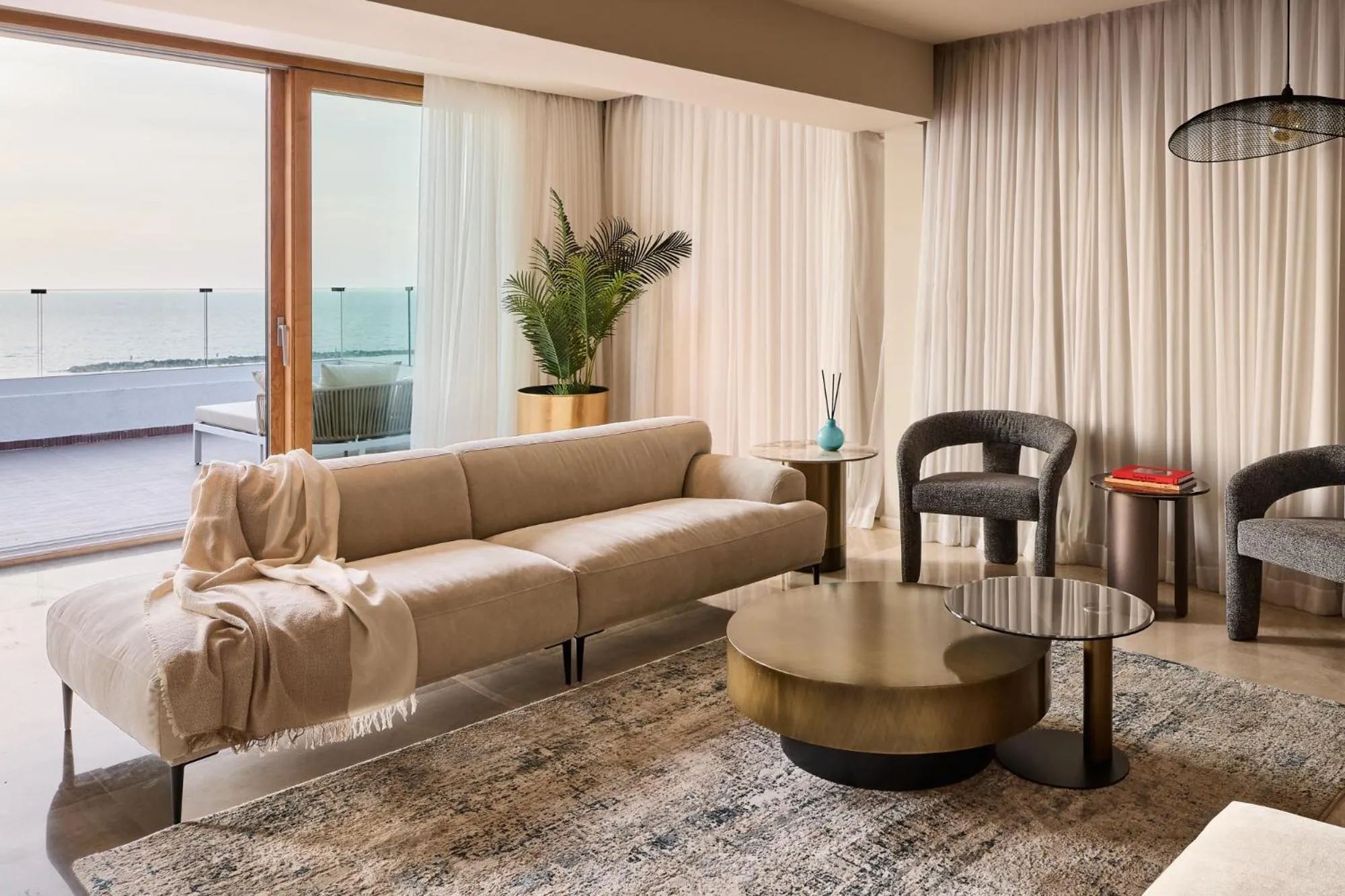 Living room in Jewel TLV Hotel