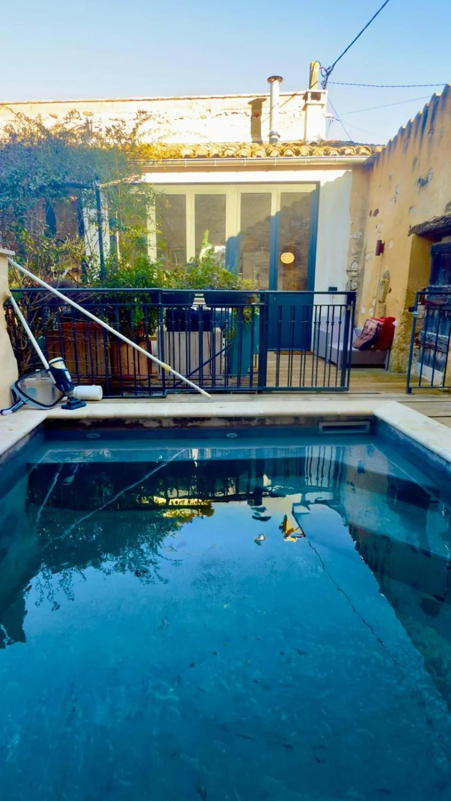 Swimming pool in La PULCINELLA Maison de Famille