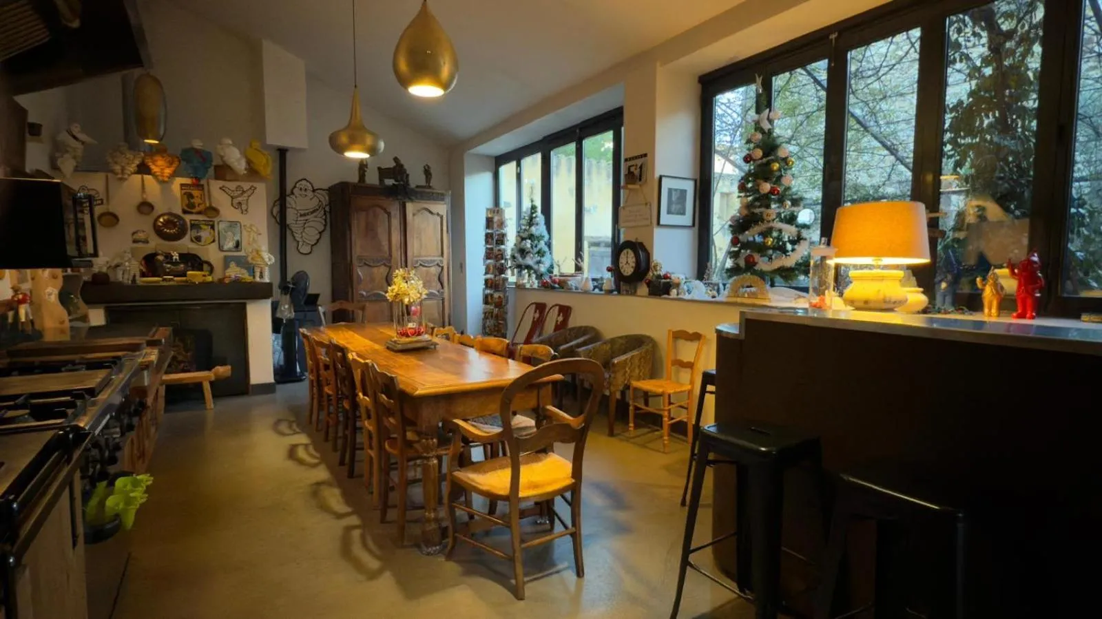 Dining area in La PULCINELLA Maison de Famille