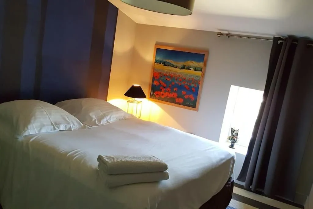 Bedroom, Bed in La PULCINELLA Maison de Famille