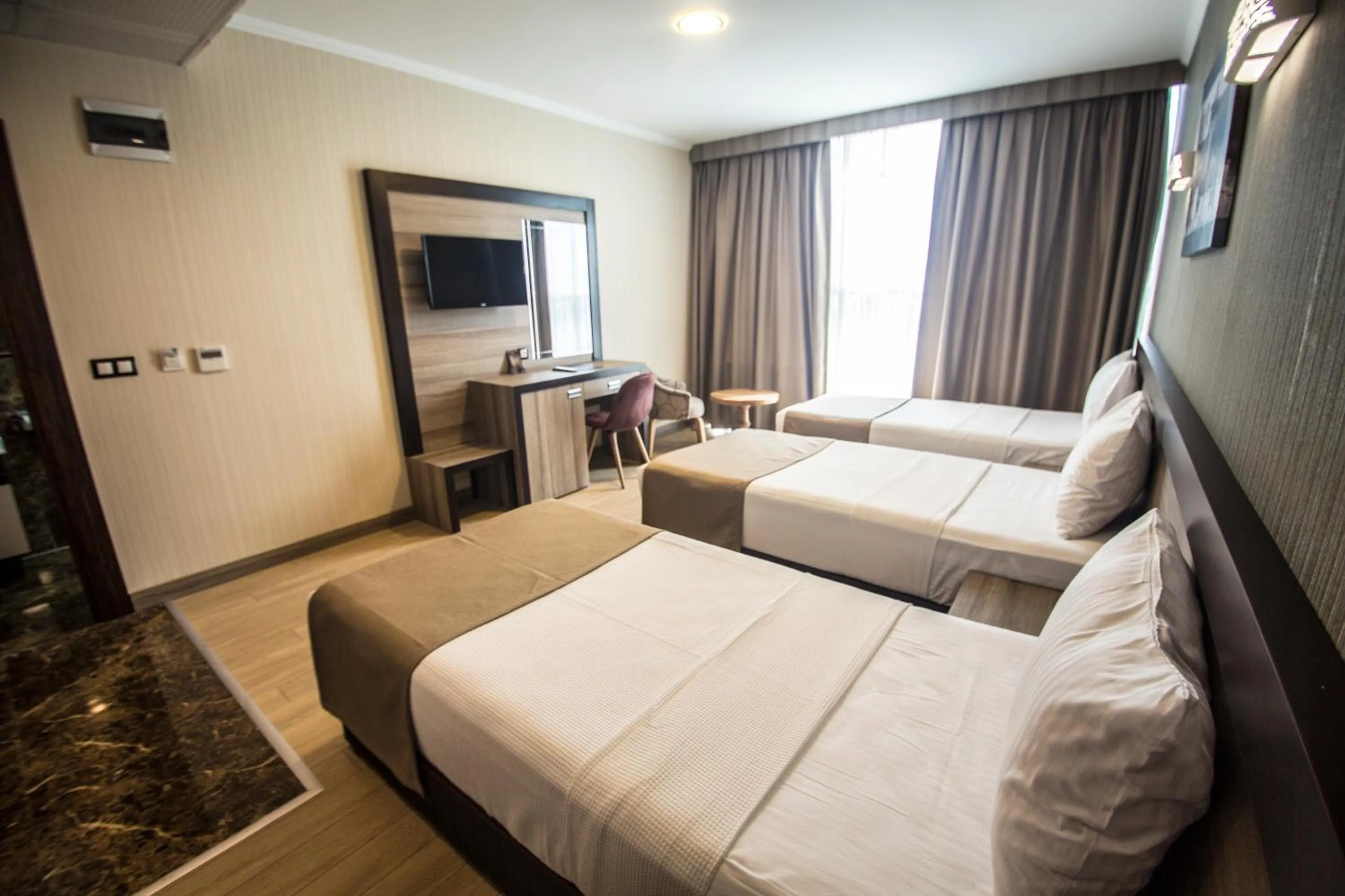 Bed in The Corner Hotel