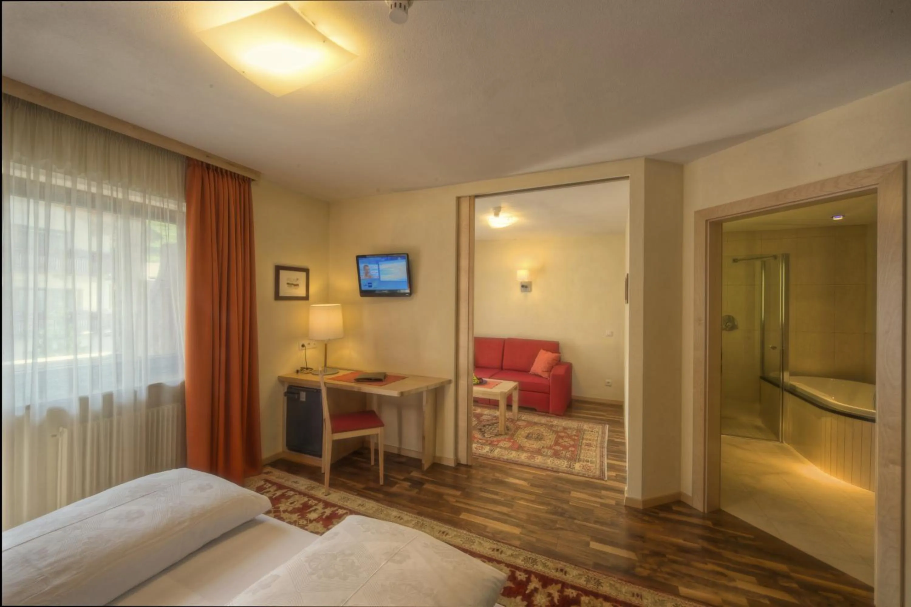 Decorative detail, Bed in Sporthotel Panorama