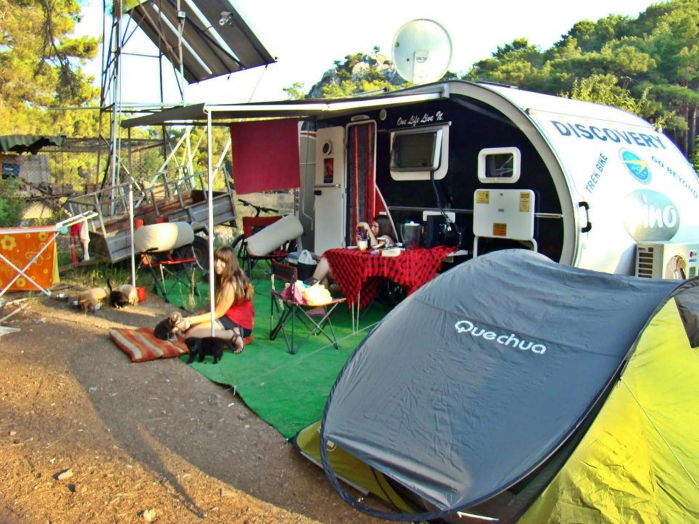 Garden in HavaSuPark Bungalows