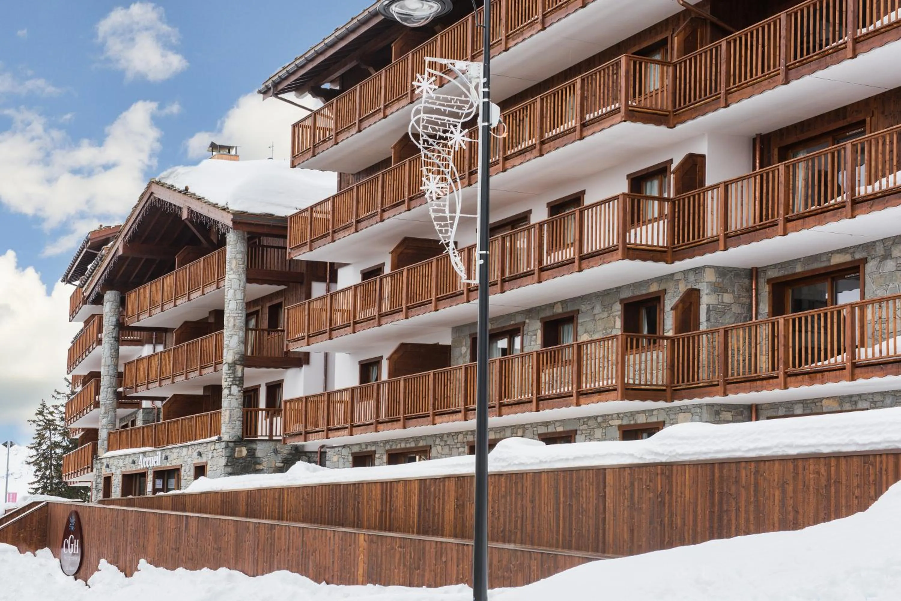 Property building in CGH Résidences & Spas Chalet Les Marmottons