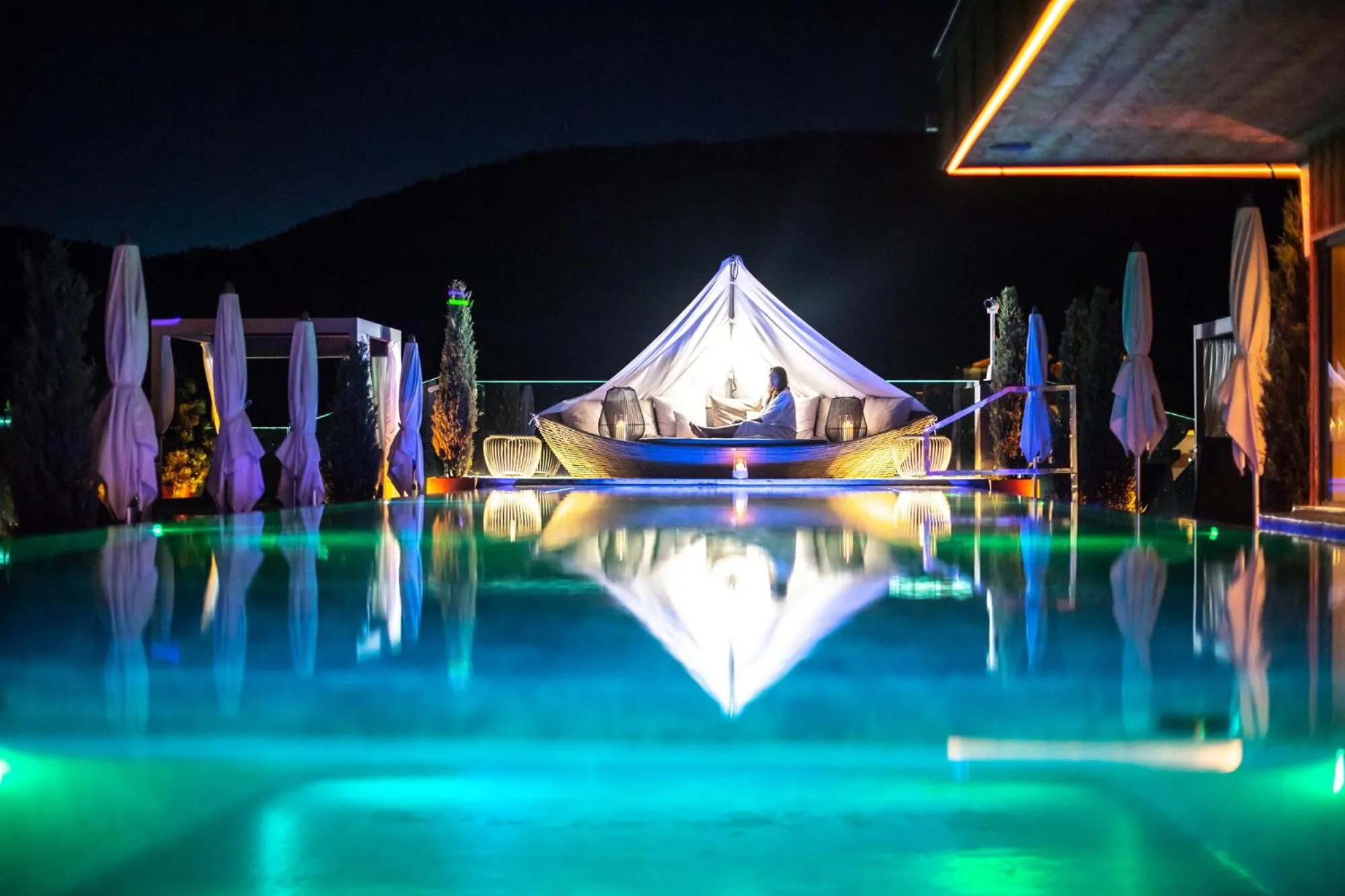 Swimming pool in ABINEA Dolomiti Romantic SPA